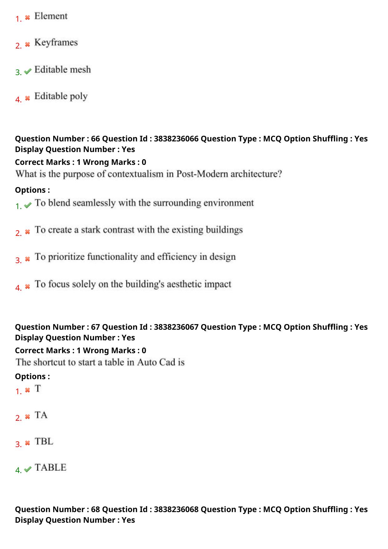 TS PGECET 2024: Architecture And Planning Question Papers with Answer - Page 26