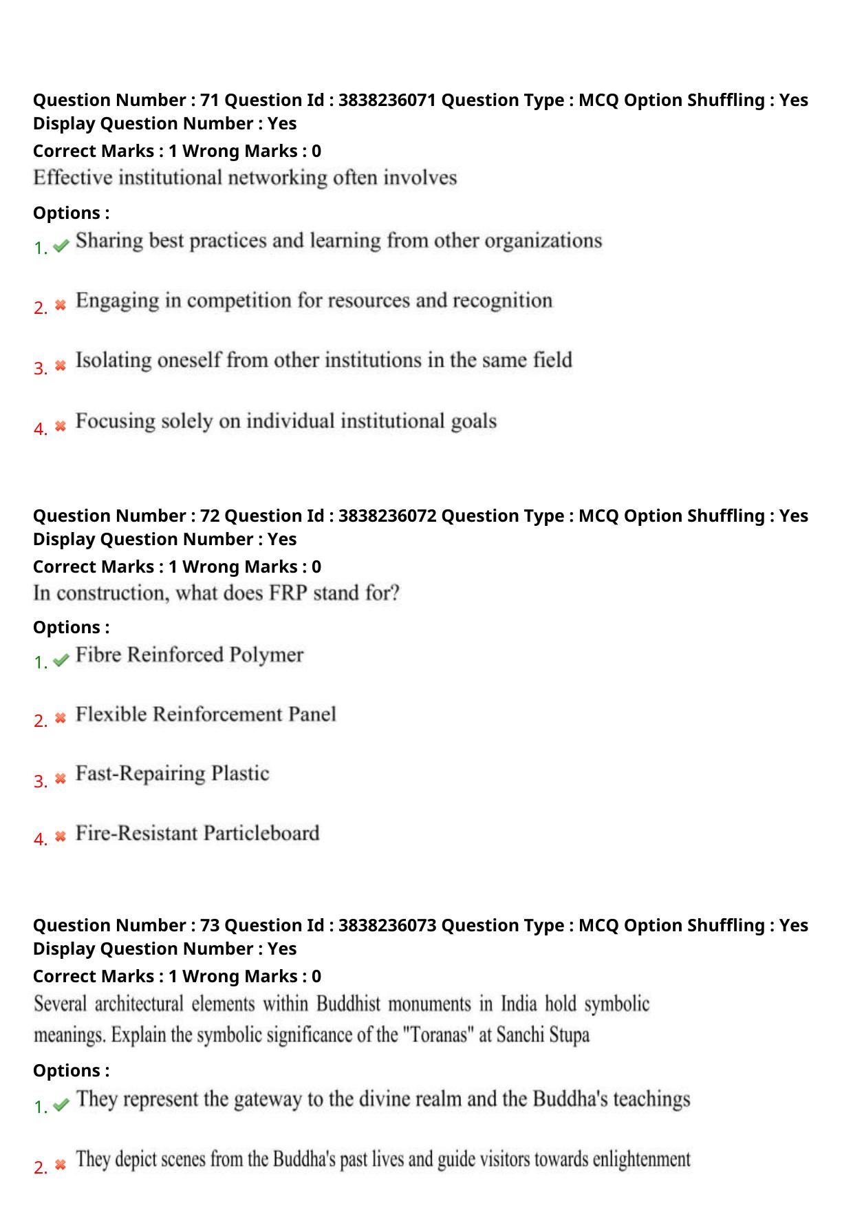 TS PGECET 2024: Architecture And Planning Question Papers with Answer - Page 28