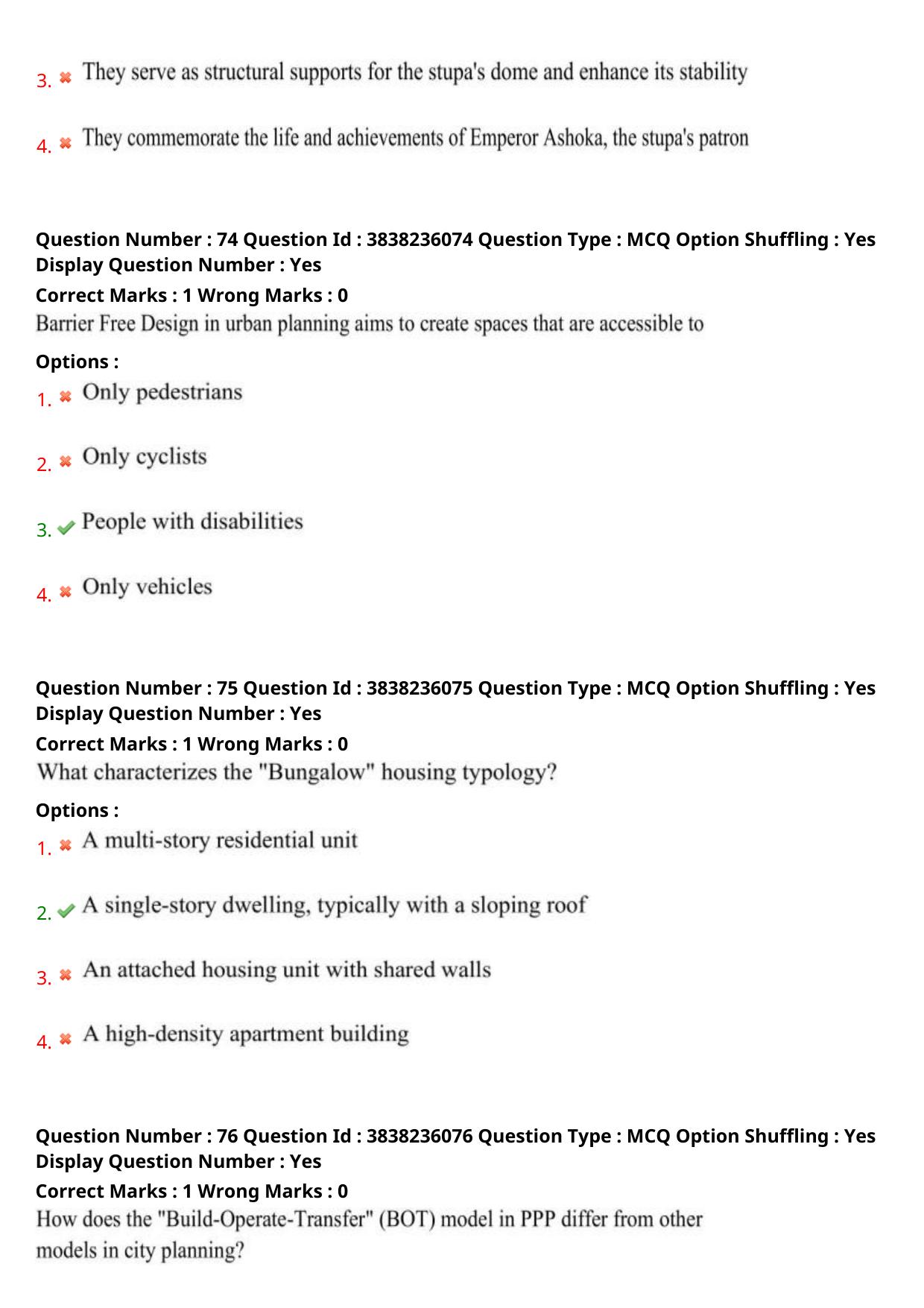 TS PGECET 2024: Architecture And Planning Question Papers with Answer - Page 29