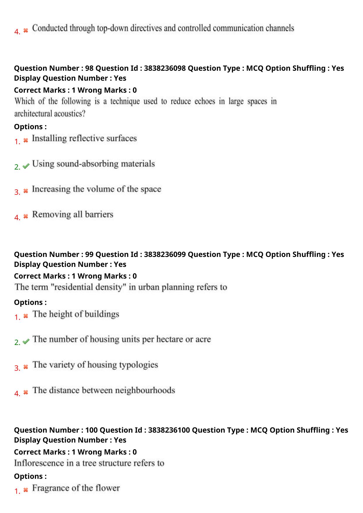 TS PGECET 2024: Architecture And Planning Question Papers with Answer - Page 38