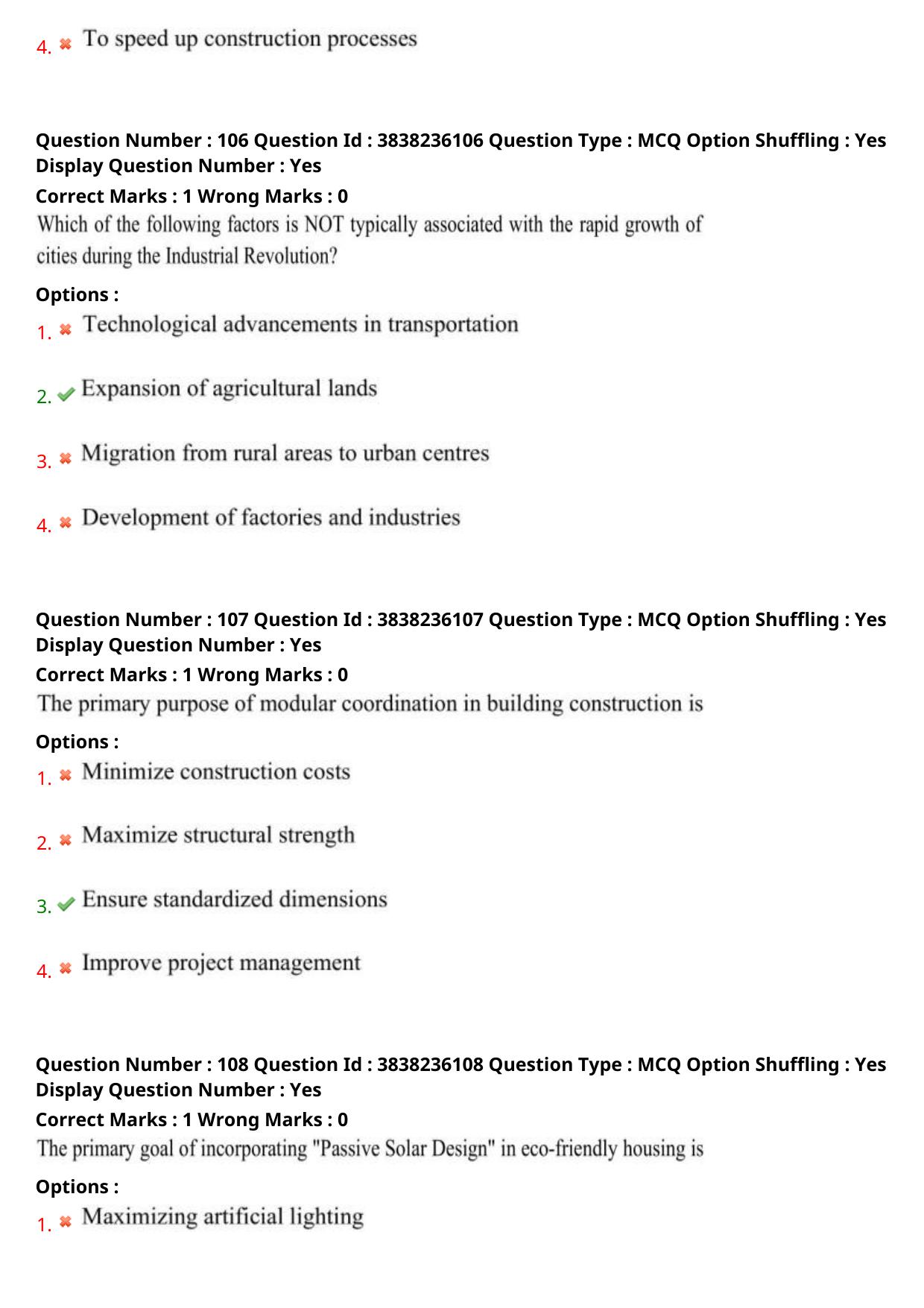 TS PGECET 2024: Architecture And Planning Question Papers with Answer - Page 41