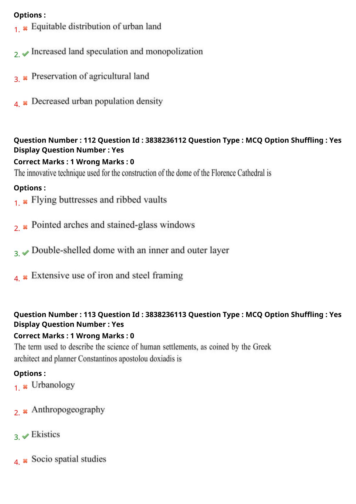 TS PGECET 2024: Architecture And Planning Question Papers with Answer - Page 43