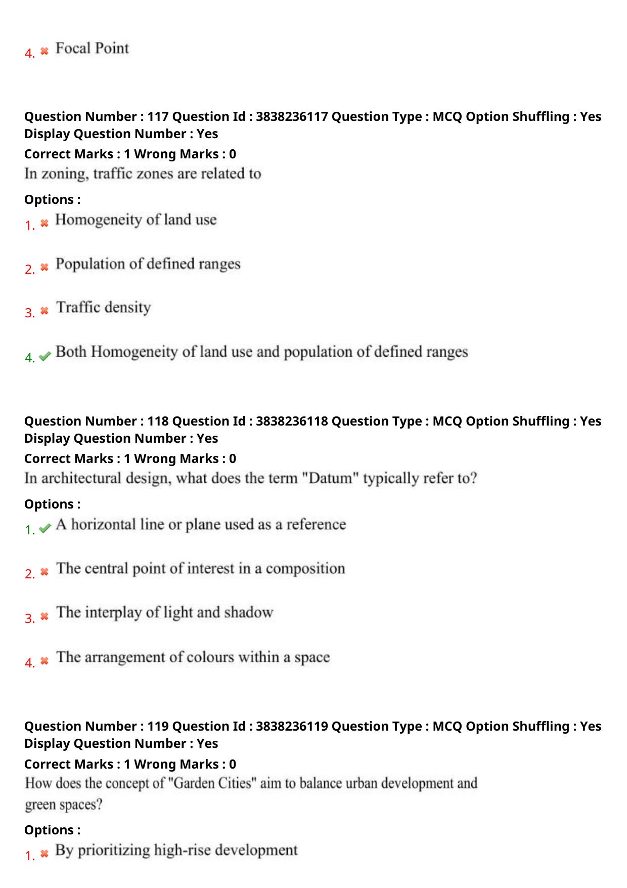 TS PGECET 2024: Architecture And Planning Question Papers with Answer - Page 45
