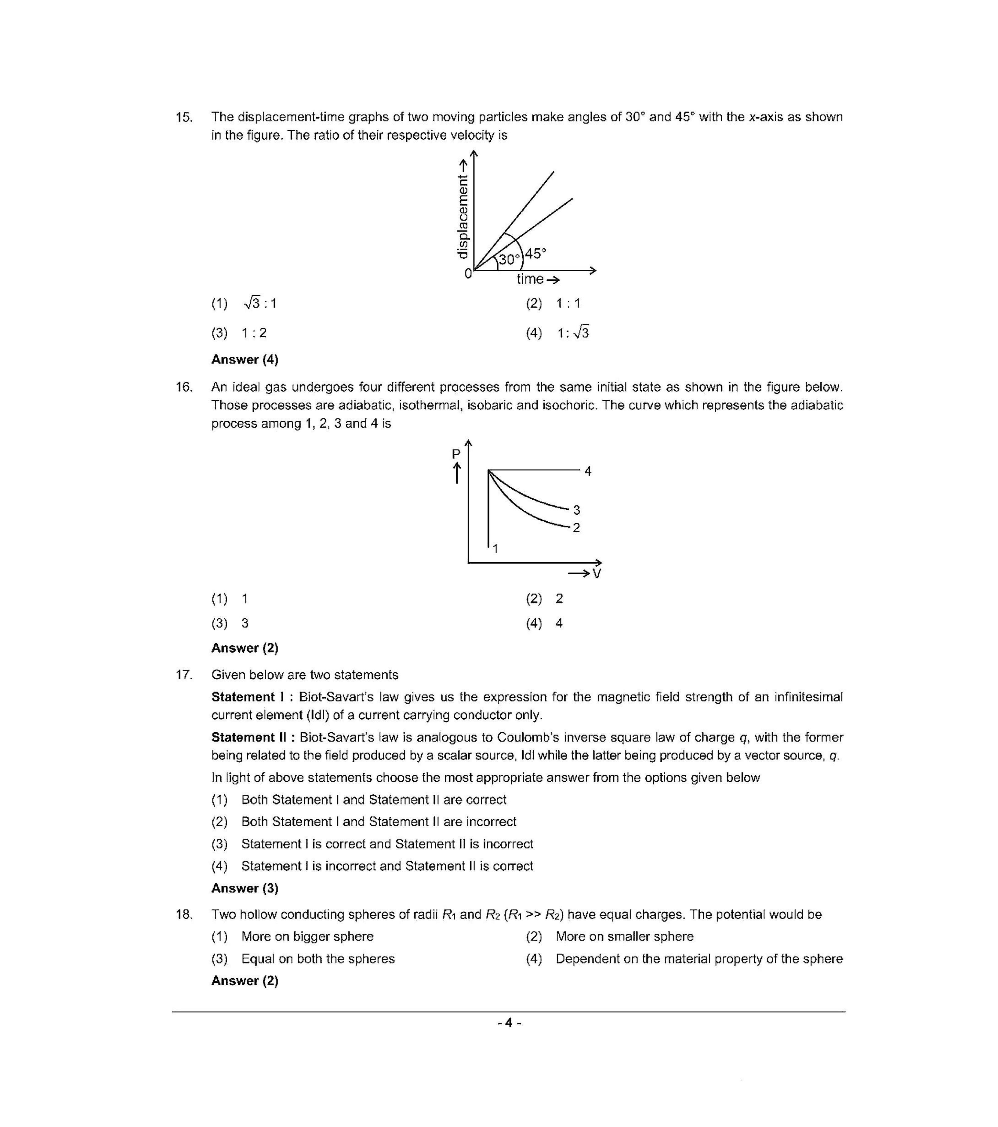 NEET Q4 2022 Question Paper - Page 3