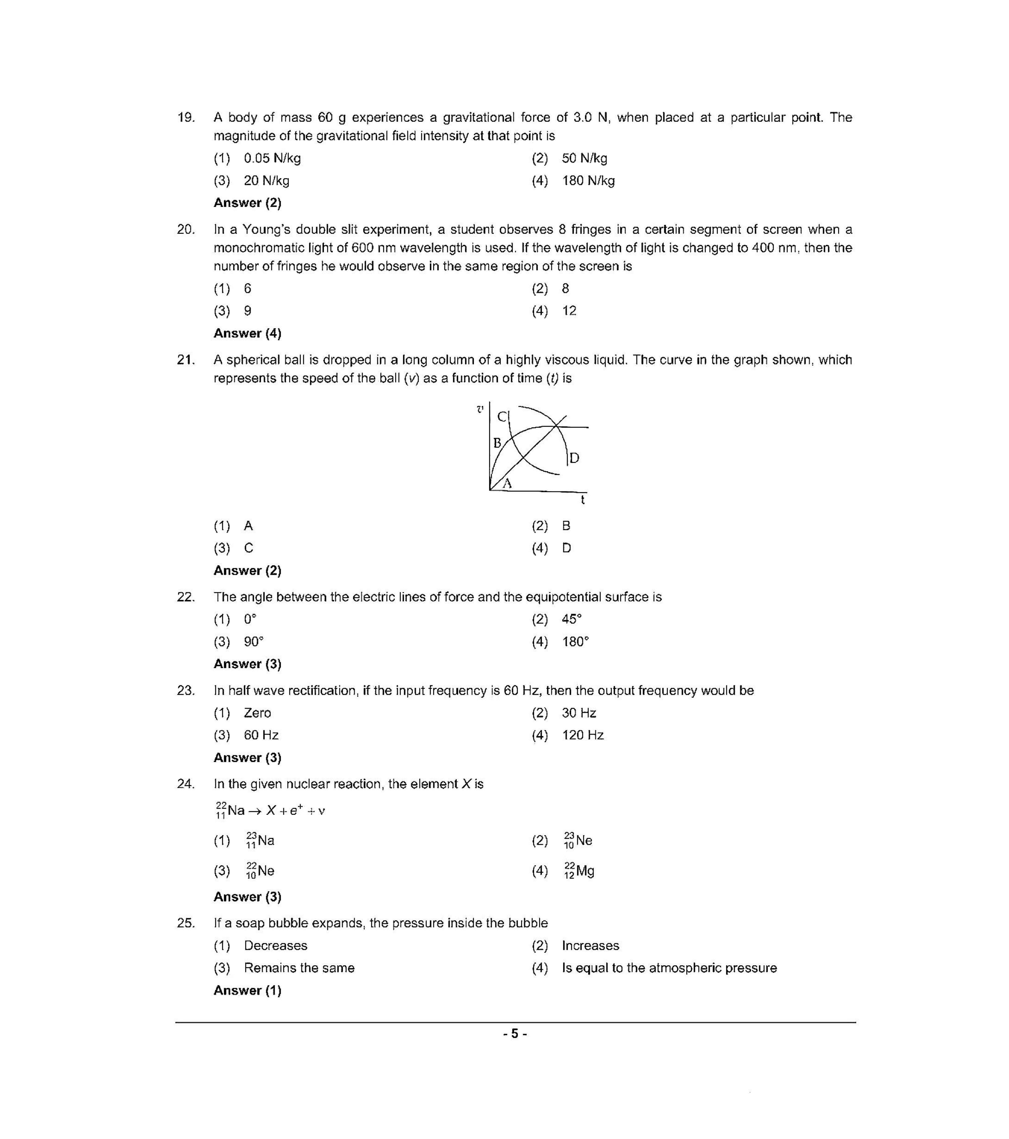 NEET Q4 2022 Question Paper - Page 4