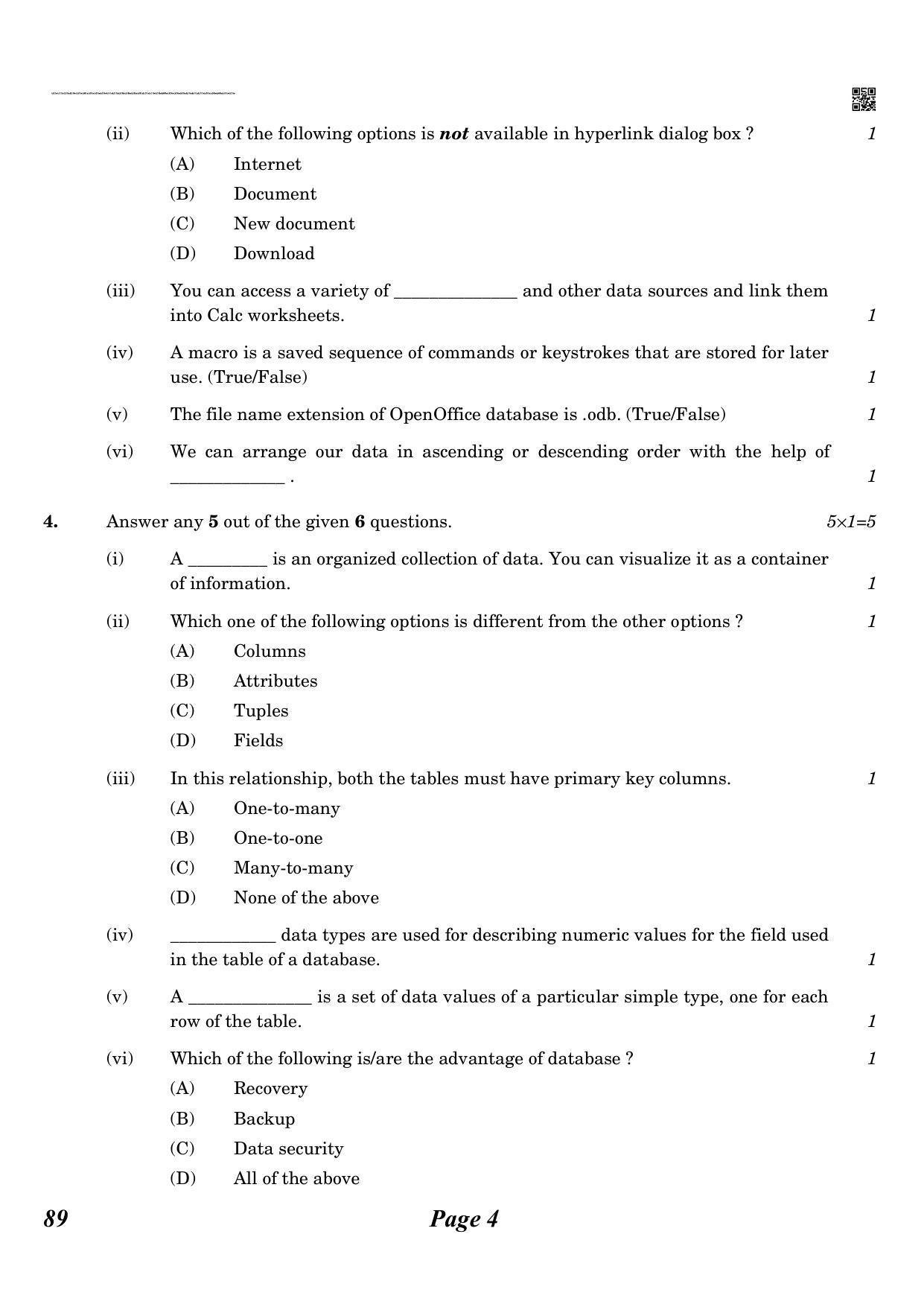 CBSE Class 10 QP_402_INFORMATION_TECH_ENGLISH 2021 Compartment Question Paper - Page 4