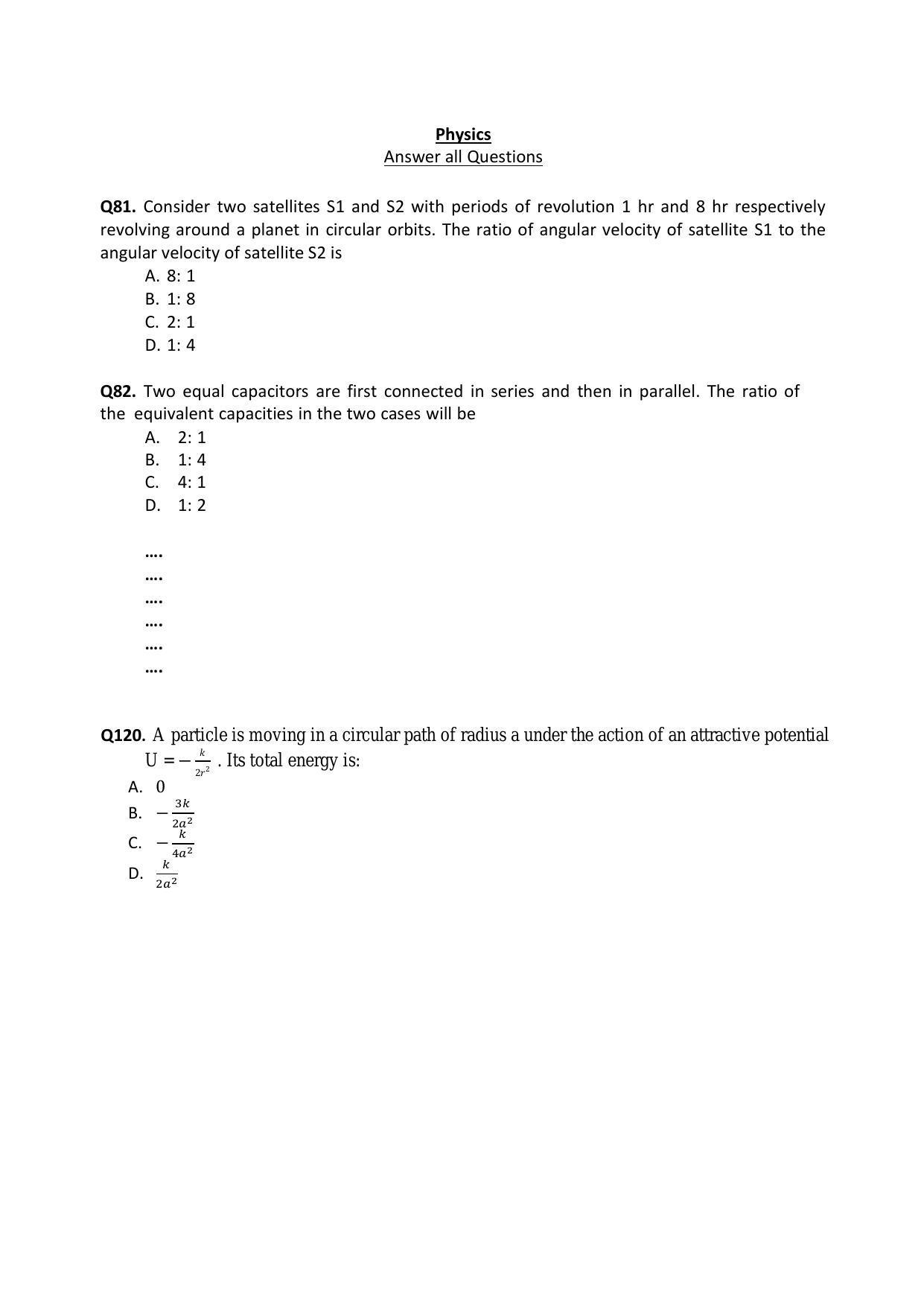 KLEEE 2023 Model Question Paper  - Page 6