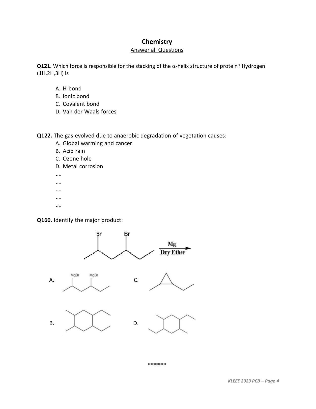 KLEEE 2023 Model Question Paper  - Page 7