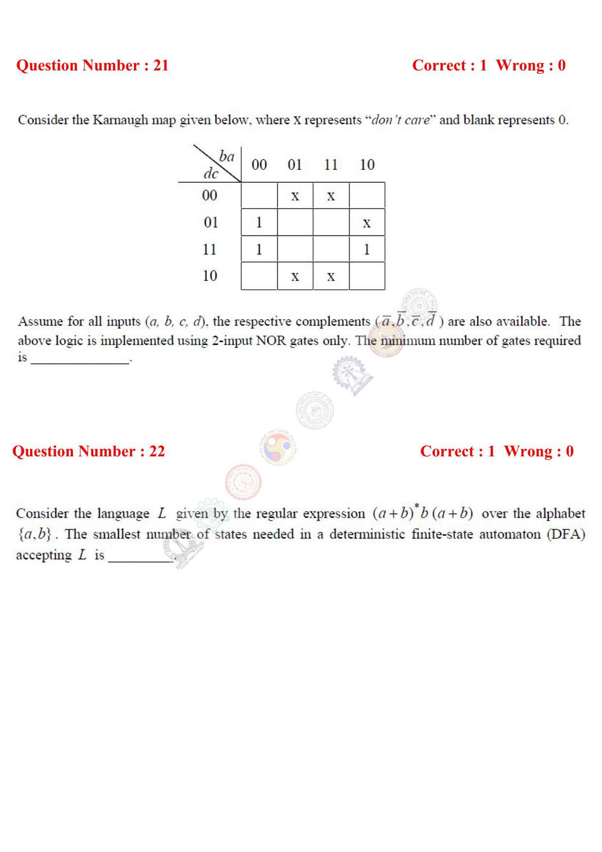 GATE 2017 Computer Science and Information Technology (CS) Question Paper with Answer Key - Page 12