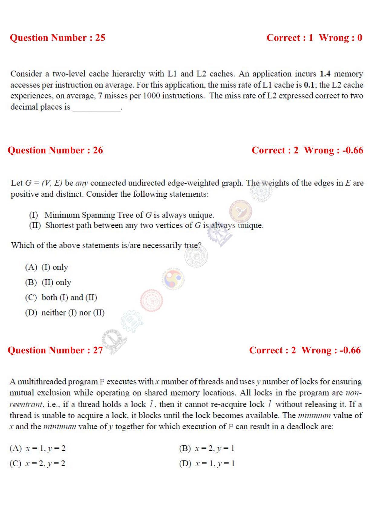 GATE 2017 Computer Science and Information Technology (CS) Question Paper with Answer Key - Page 14