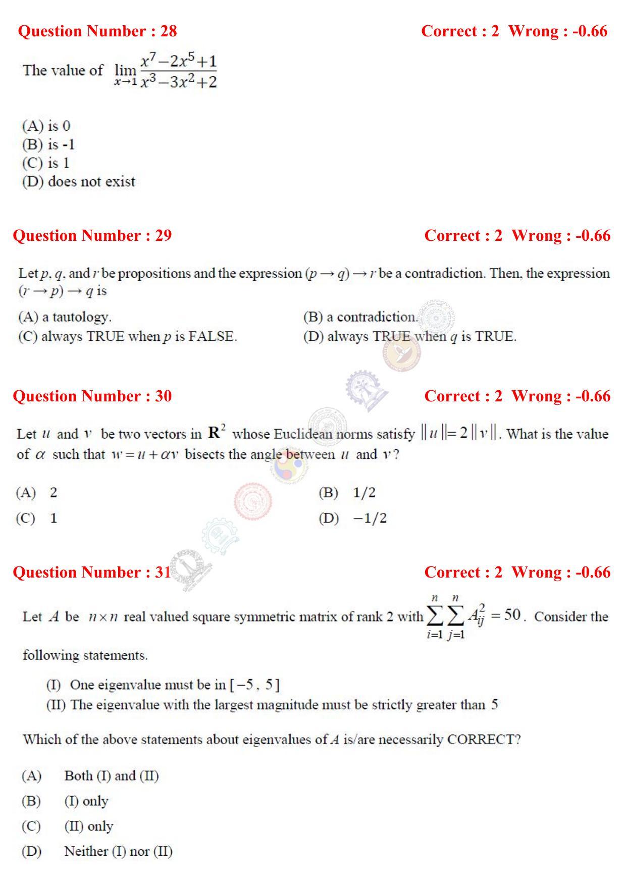 GATE 2017 Computer Science and Information Technology (CS) Question Paper with Answer Key - Page 15