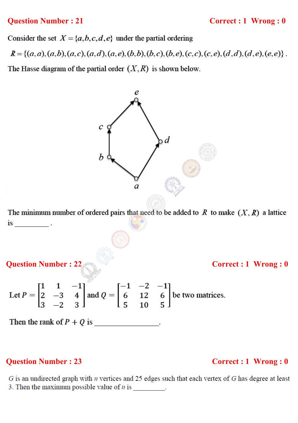 GATE 2017 Computer Science and Information Technology (CS) Question Paper with Answer Key - Page 40