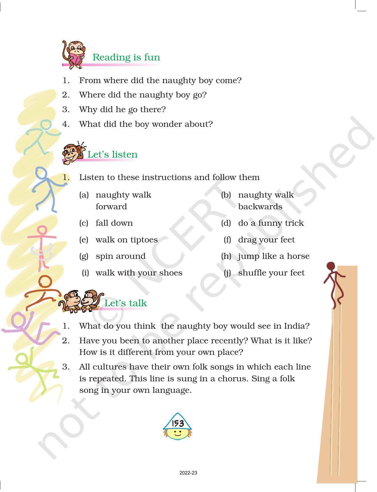 NCERT Book for Class 4 English (Poem): Chapter 17-The Naughty Boy - Page 4