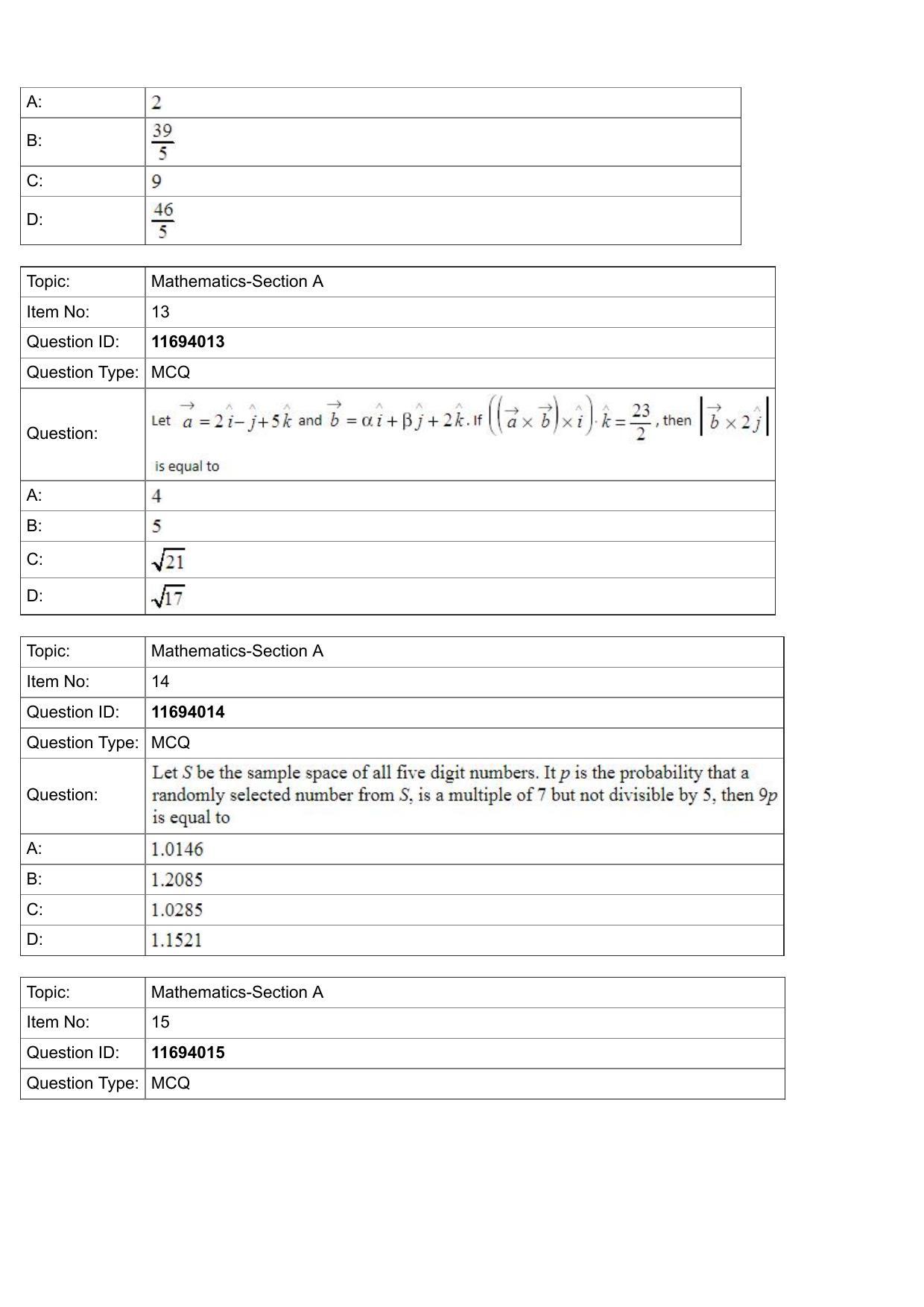 JEE Mains 2022: BTech English (Shift 1) 27-07-2022 Question Paper - Page 5