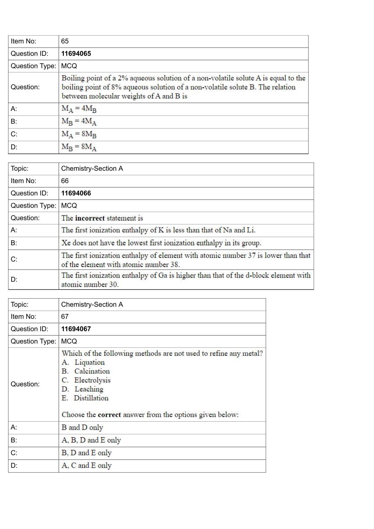JEE Mains 2022: BTech English (Shift 1) 27-07-2022 Question Paper - Page 23