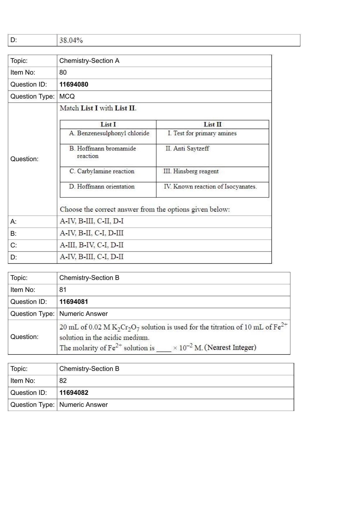 JEE Mains 2022: BTech English (Shift 1) 27-07-2022 Question Paper - Page 30