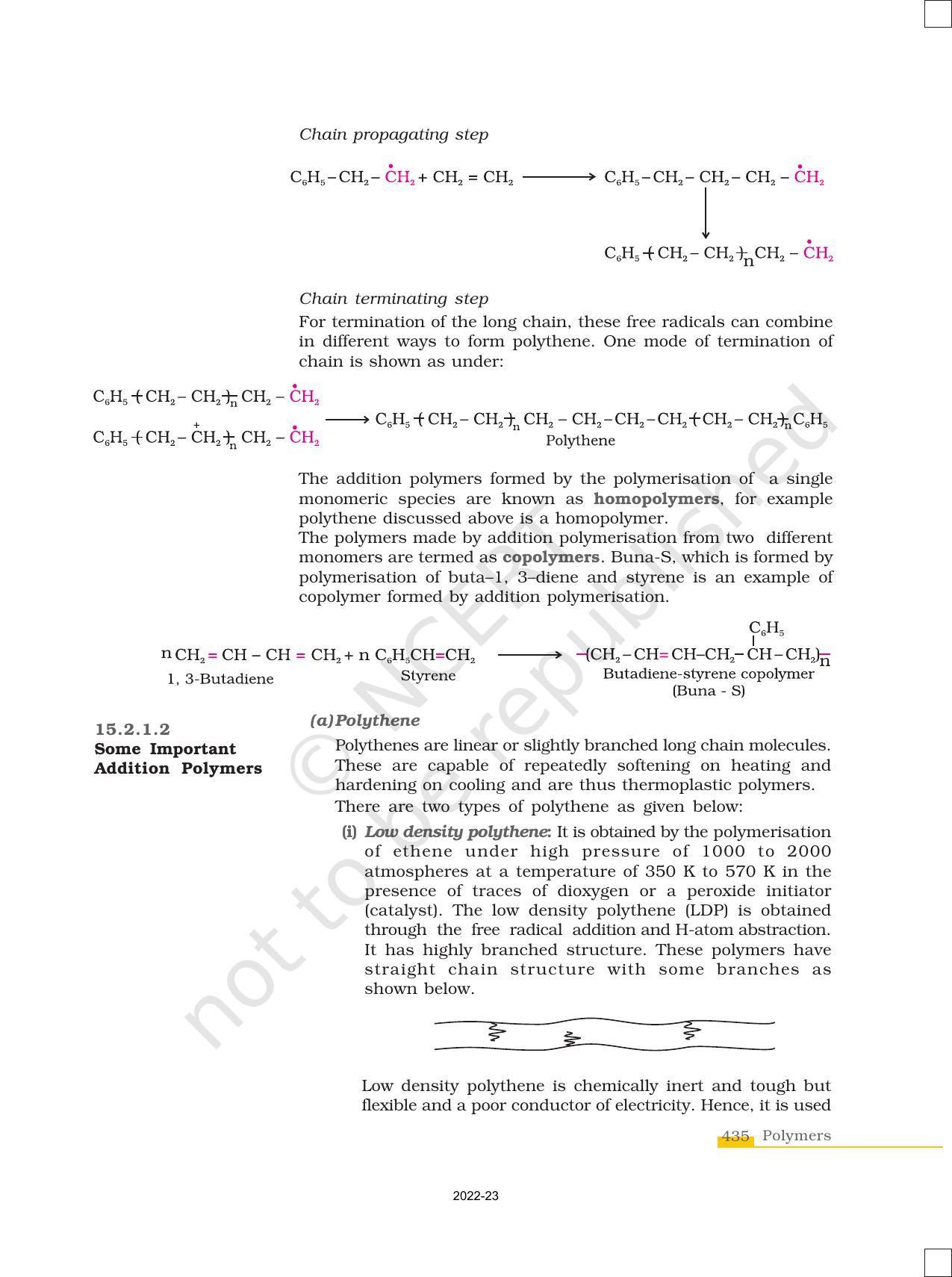 NCERT Book for Class 12 Chemistry Chapter 15 Polymers - Page 3