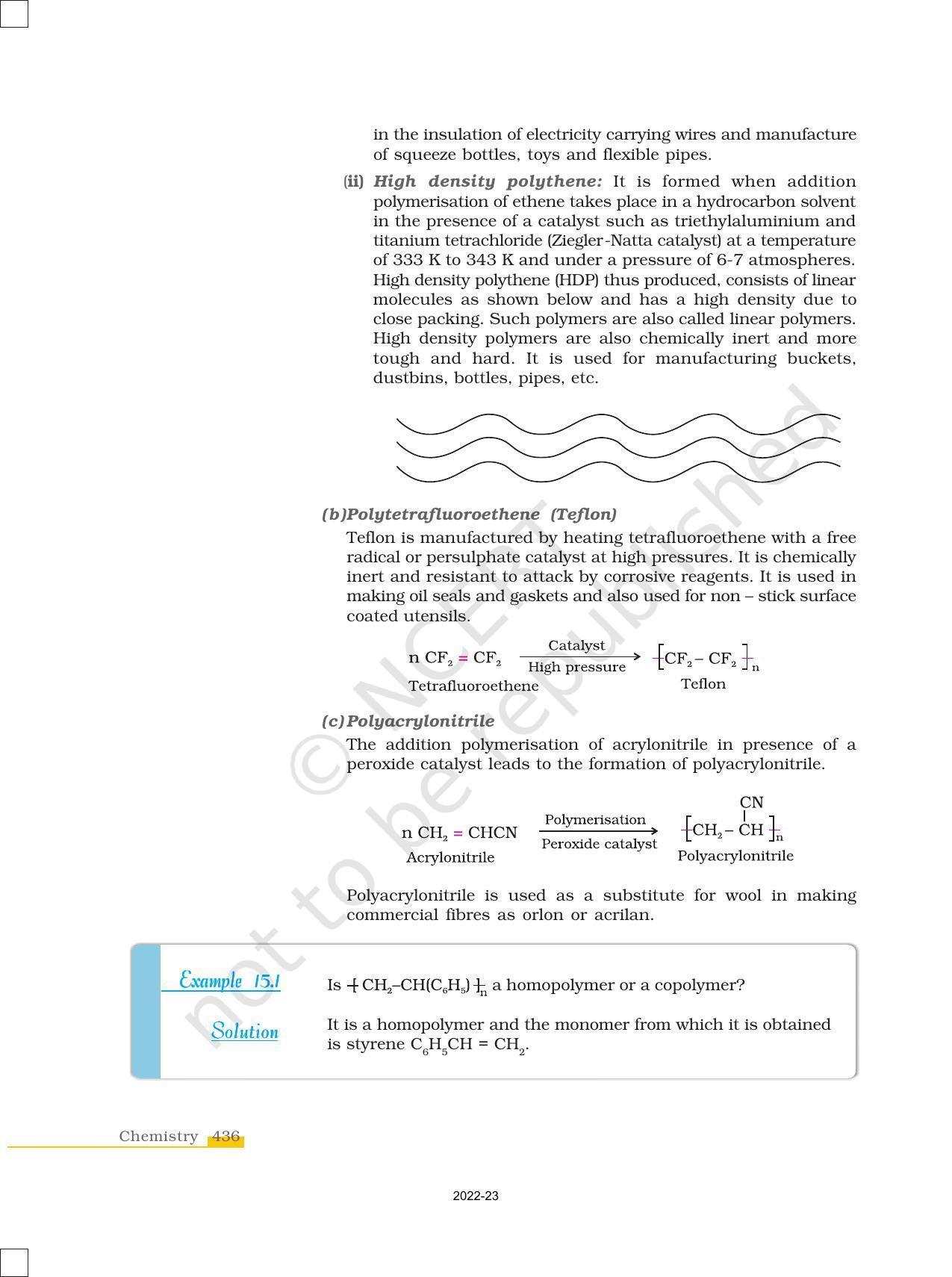 NCERT Book for Class 12 Chemistry Chapter 15 Polymers - Page 4