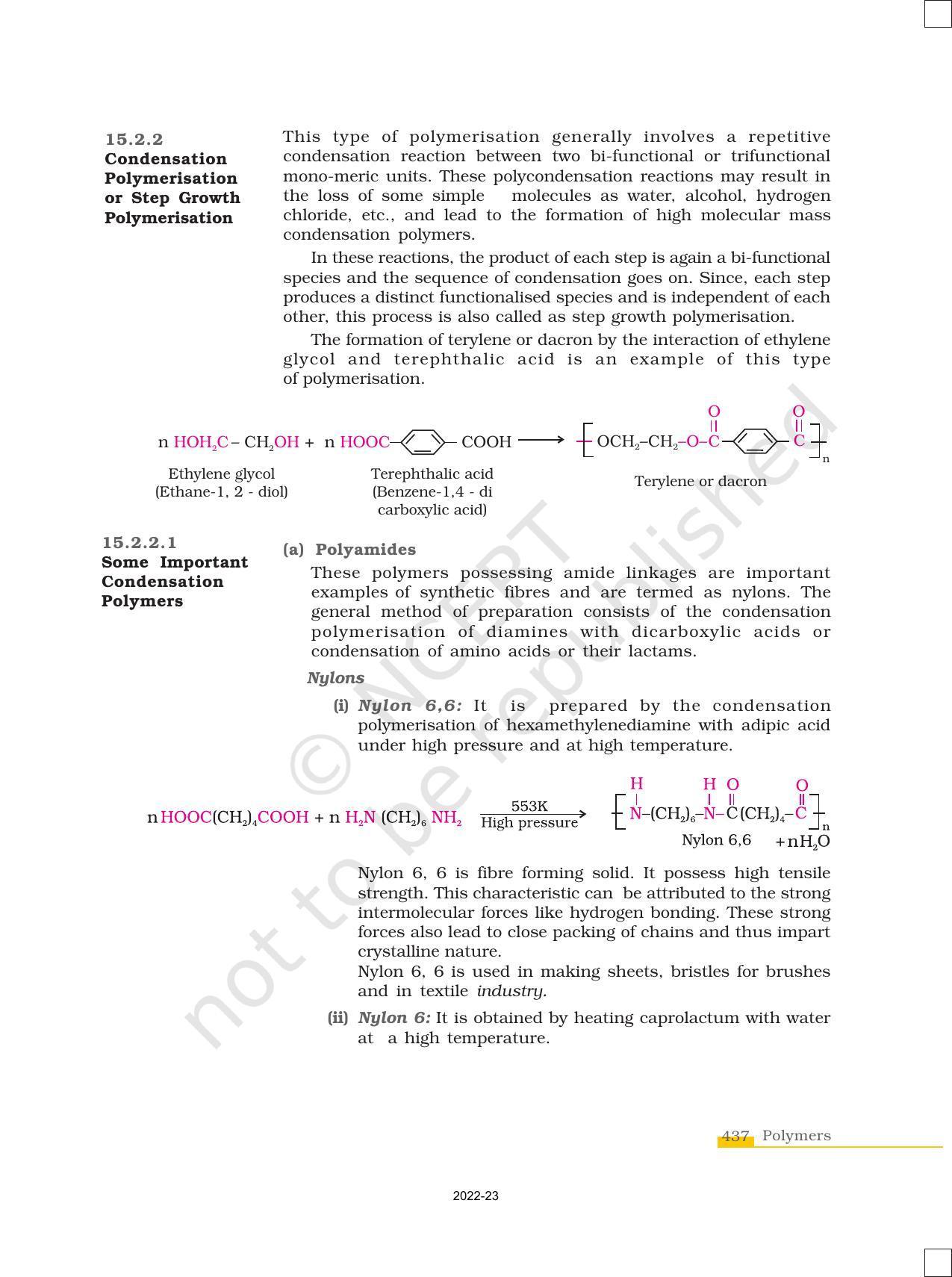 NCERT Book for Class 12 Chemistry Chapter 15 Polymers - Page 5