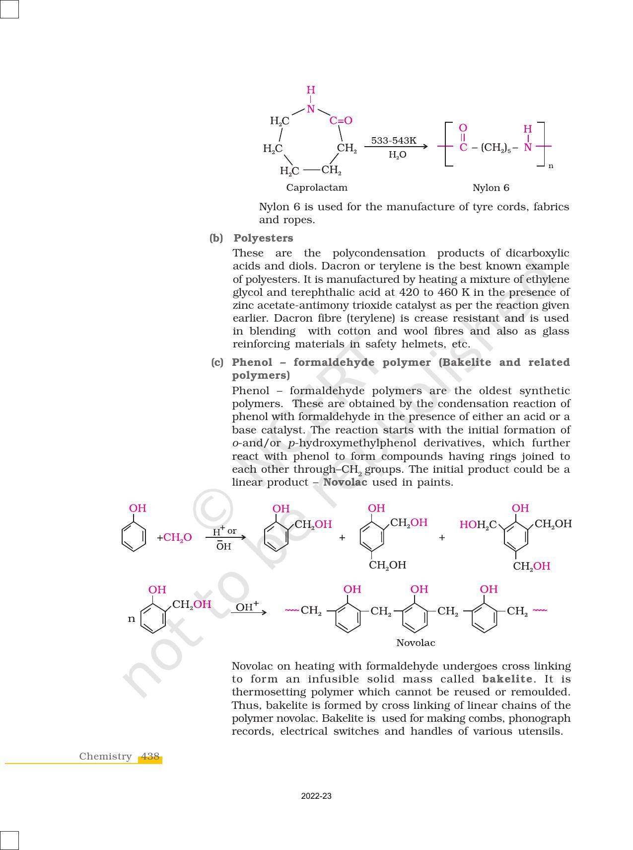 NCERT Book for Class 12 Chemistry Chapter 15 Polymers - Page 6
