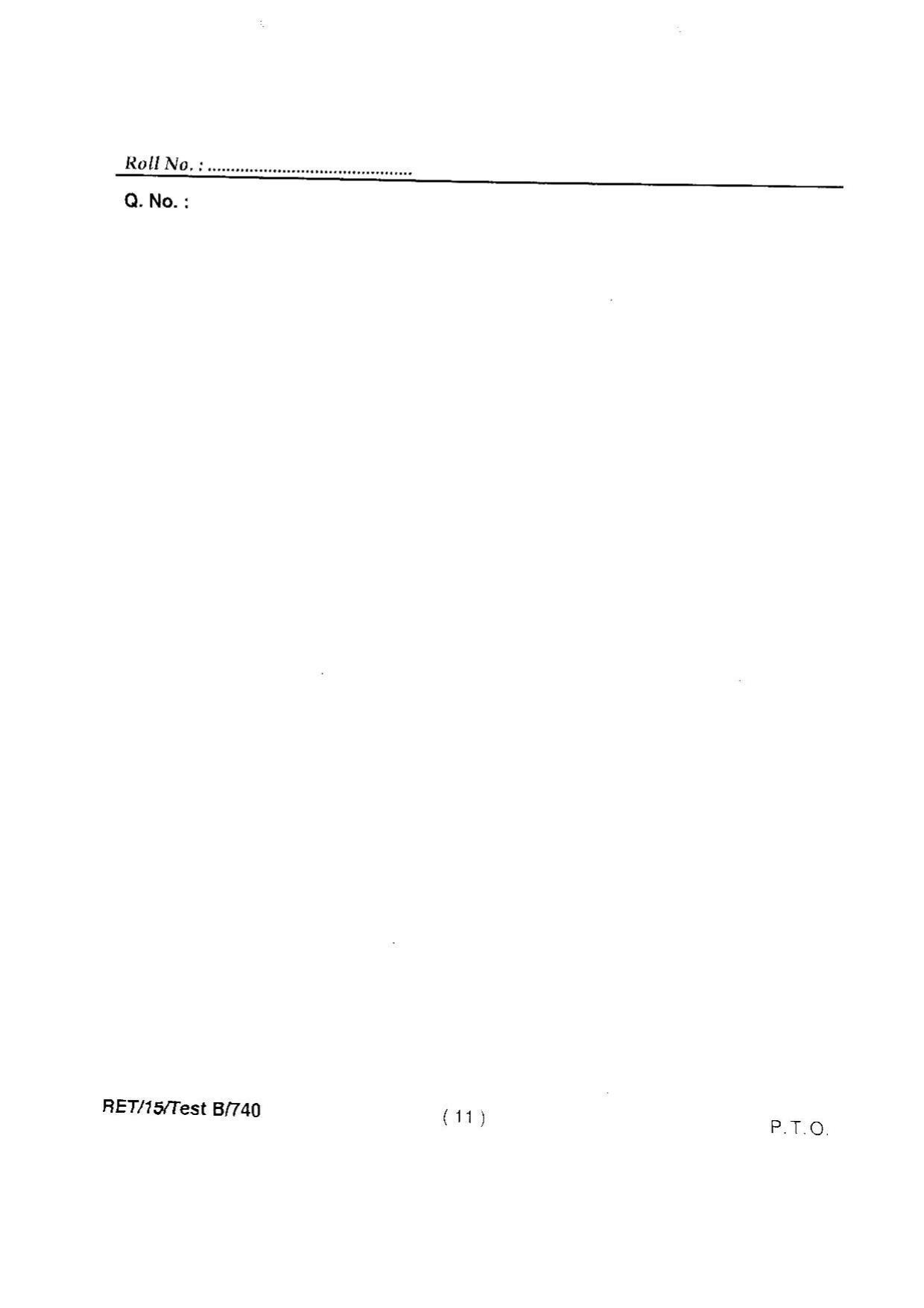 BHU RET AGRICULTURAL ECONOMICS 2015 Question Paper - Page 13