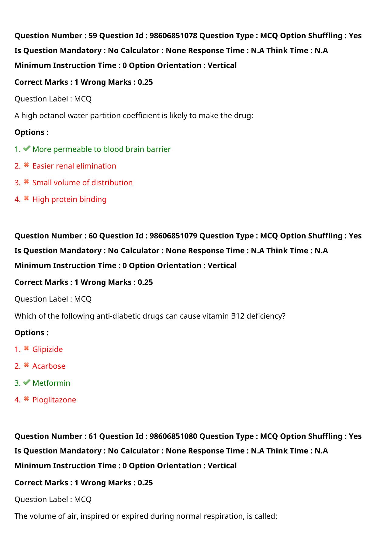ICMR JRF 2022 Question Paper with Answers - Page 30