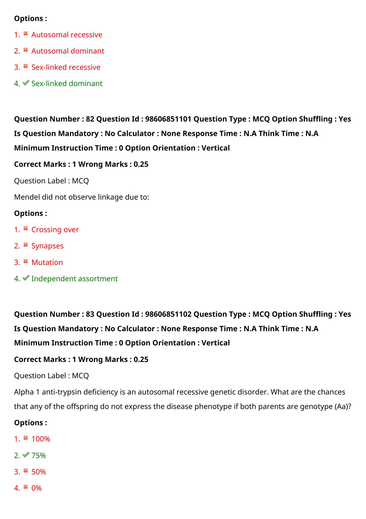 ICMR JRF 2022 Question Paper with Answers - Page 39