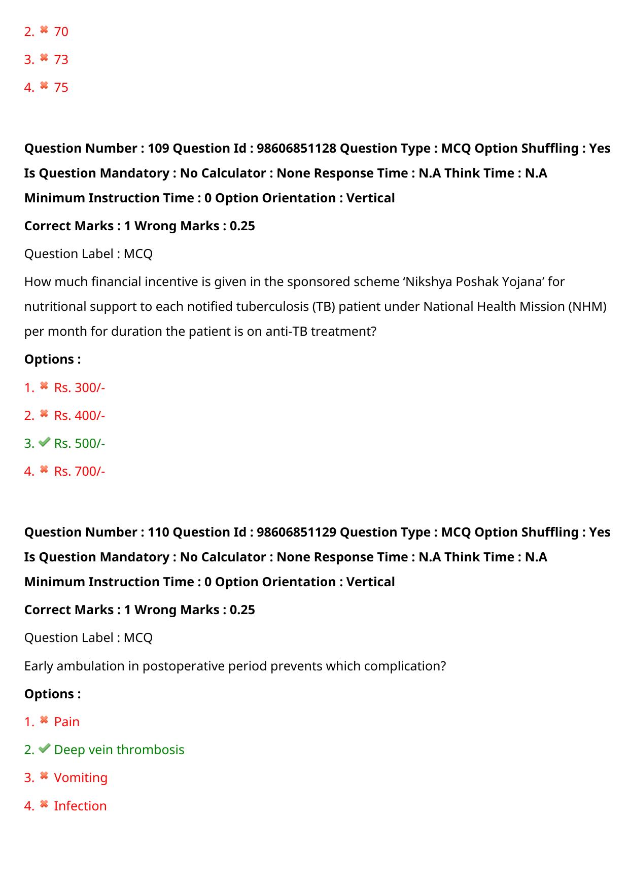 ICMR JRF 2022 Question Paper with Answers - Page 50