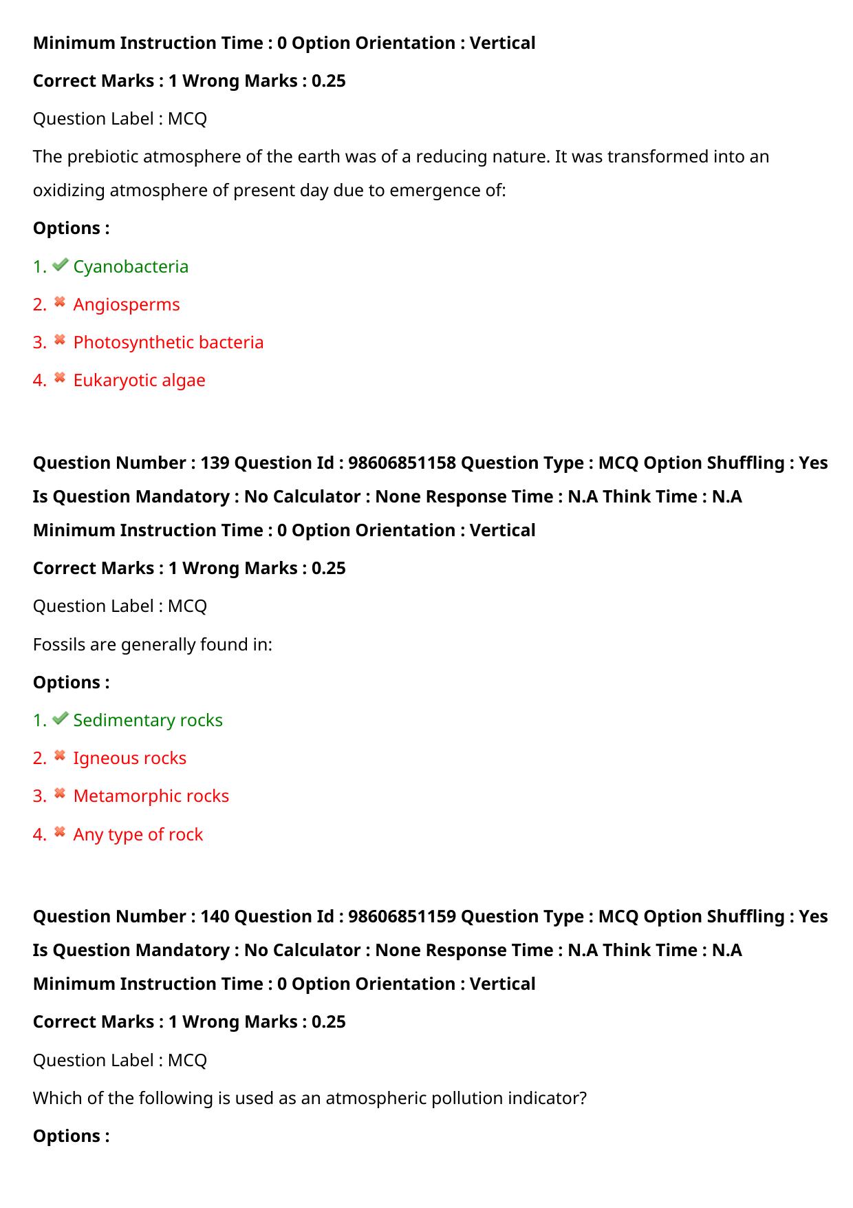ICMR JRF 2022 Question Paper with Answers - Page 62