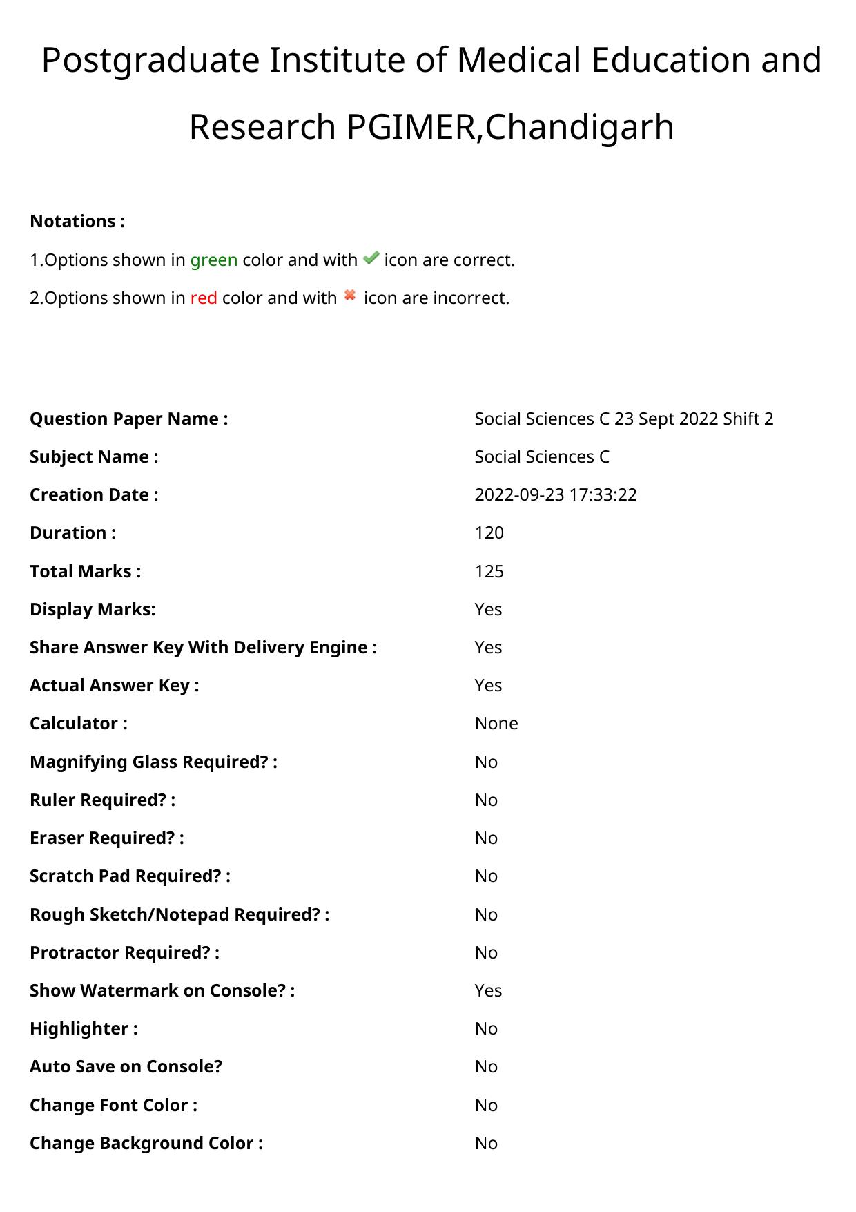 ICMR JRF 2022 Question Paper with Answers - Page 68