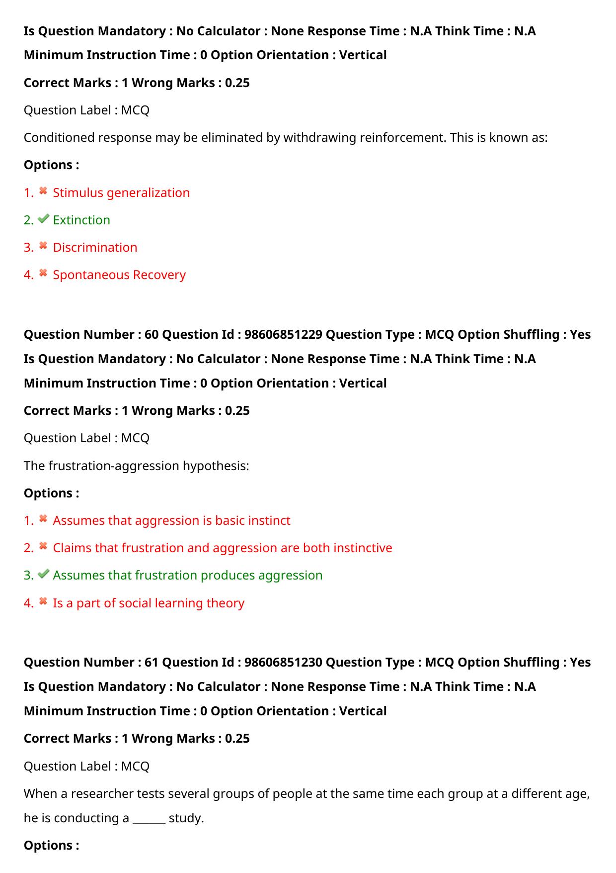 ICMR JRF 2022 Question Paper with Answers - Page 96