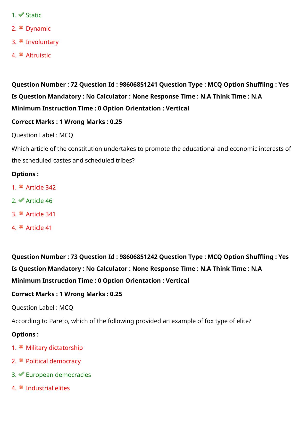 ICMR JRF 2022 Question Paper with Answers - Page 101
