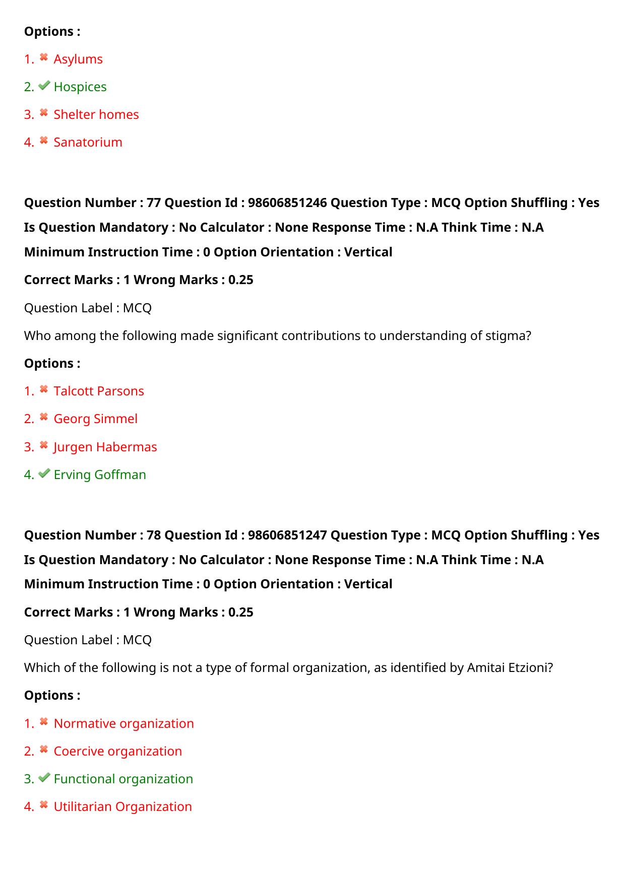 ICMR JRF 2022 Question Paper with Answers - Page 103