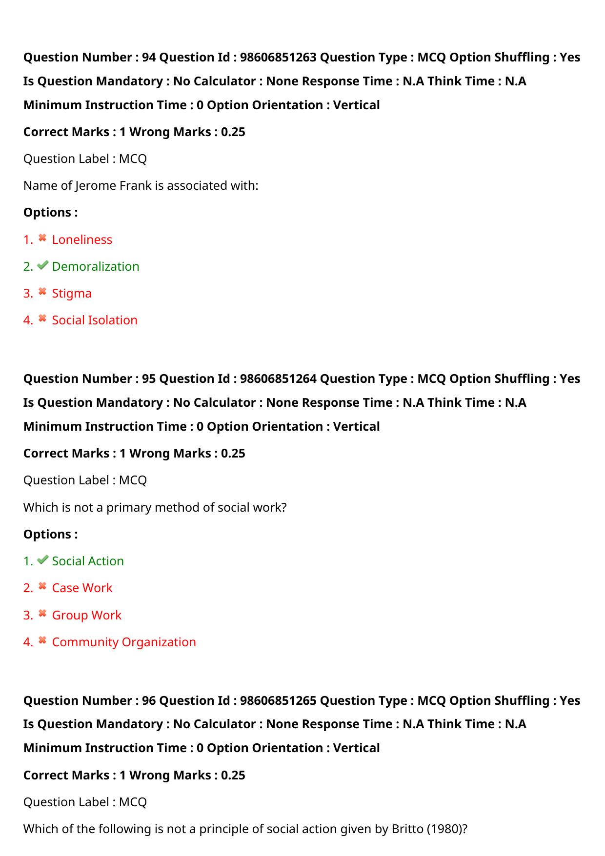ICMR JRF 2022 Question Paper with Answers - Page 110