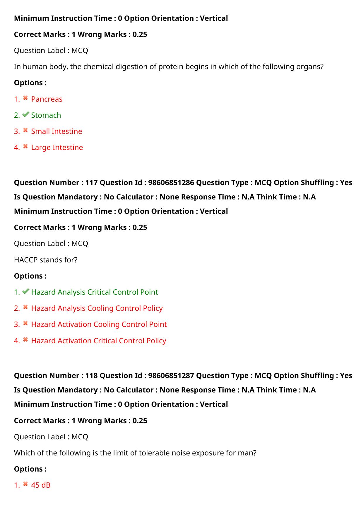 ICMR JRF 2022 Question Paper with Answers - Page 119