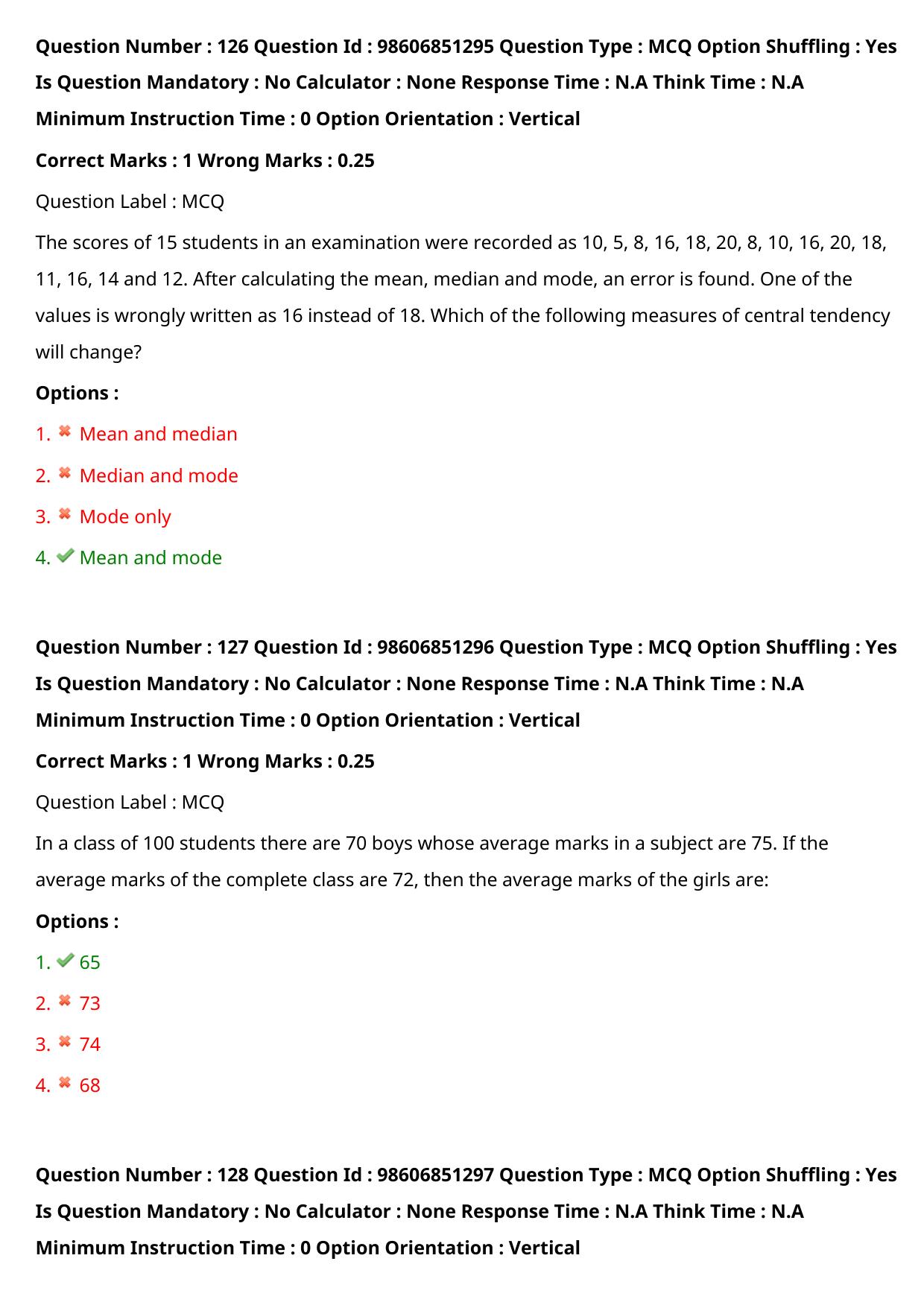 ICMR JRF 2022 Question Paper with Answers - Page 123
