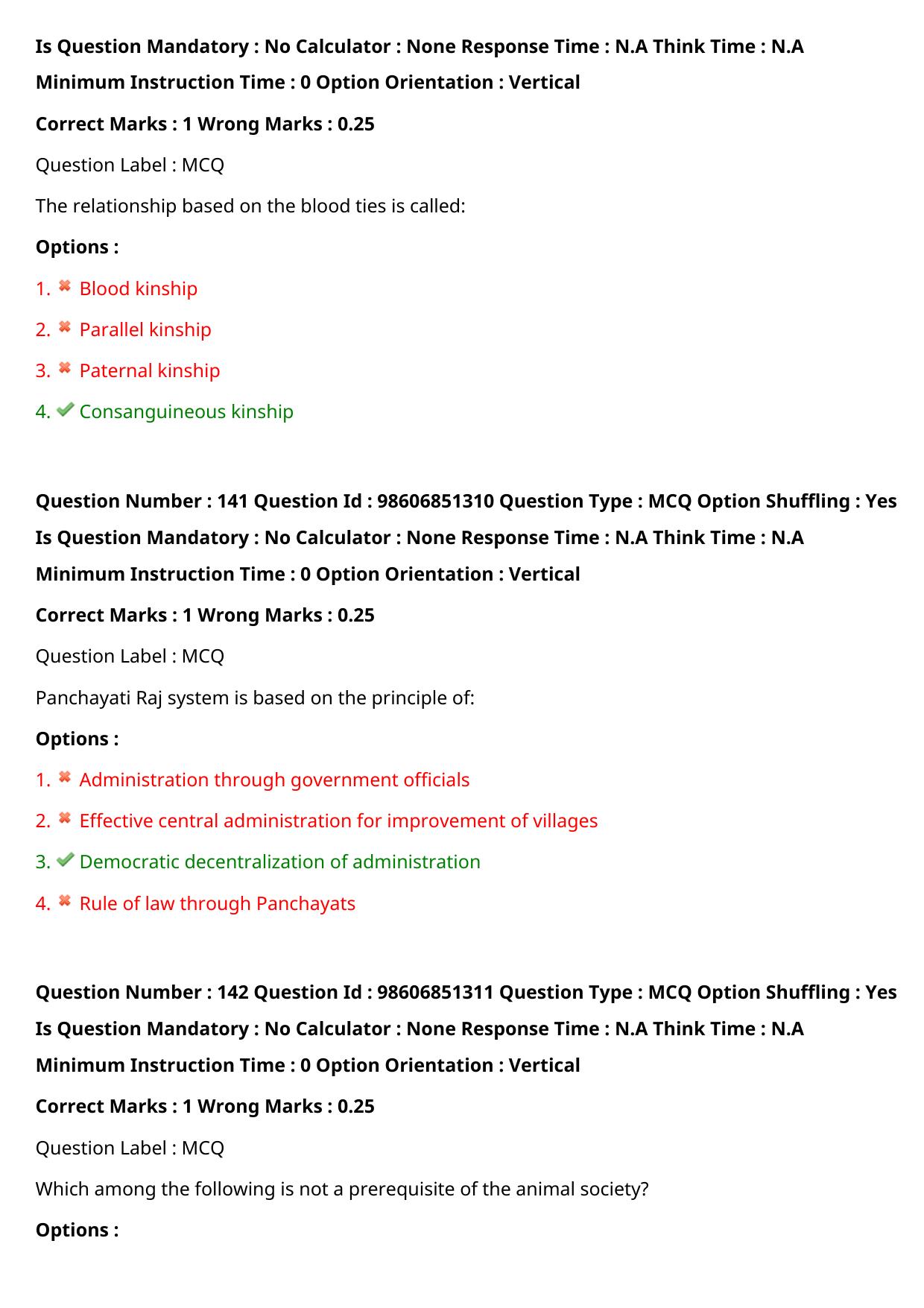 ICMR JRF 2022 Question Paper with Answers - Page 129