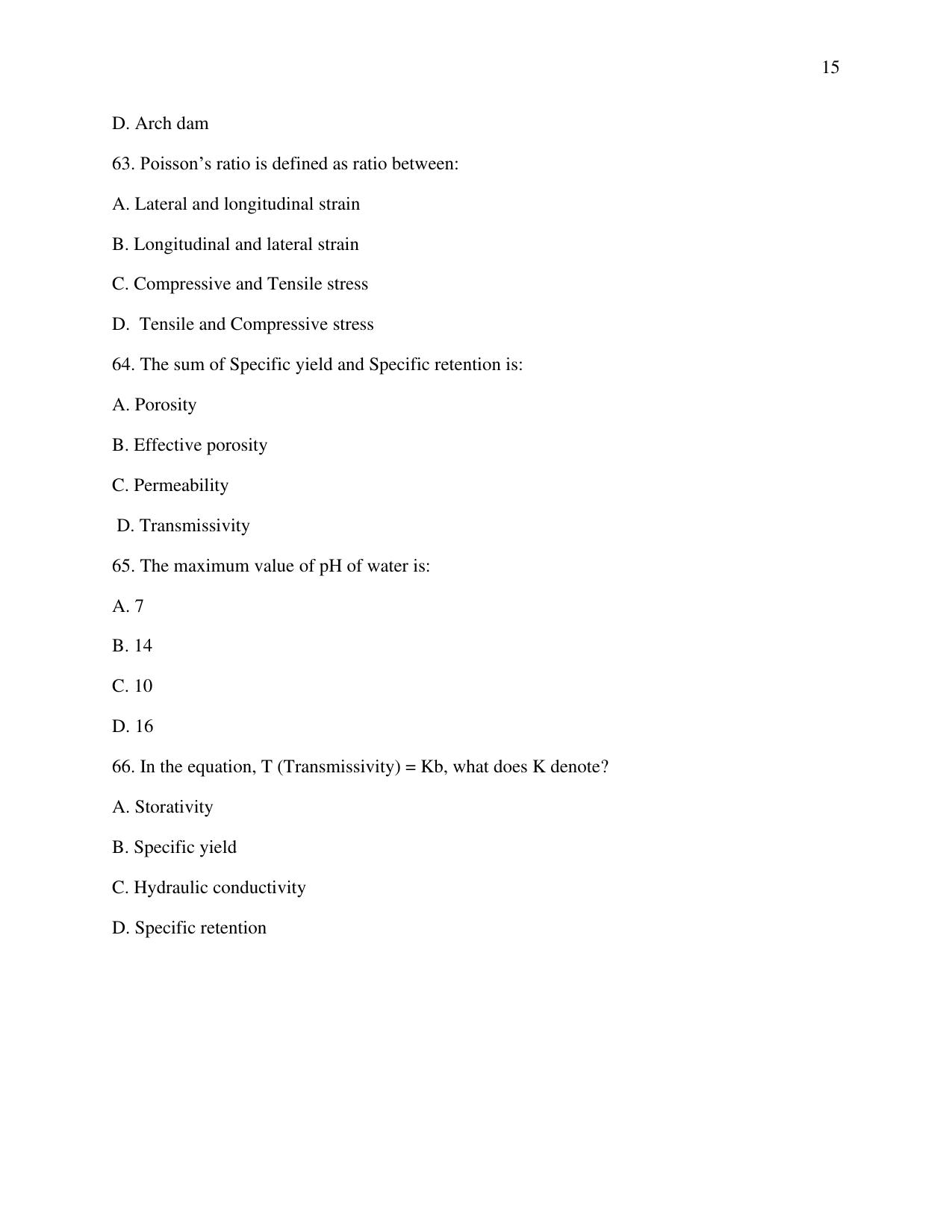 Odisha CPET 2021 GEOLOGY Question Paper - Page 15