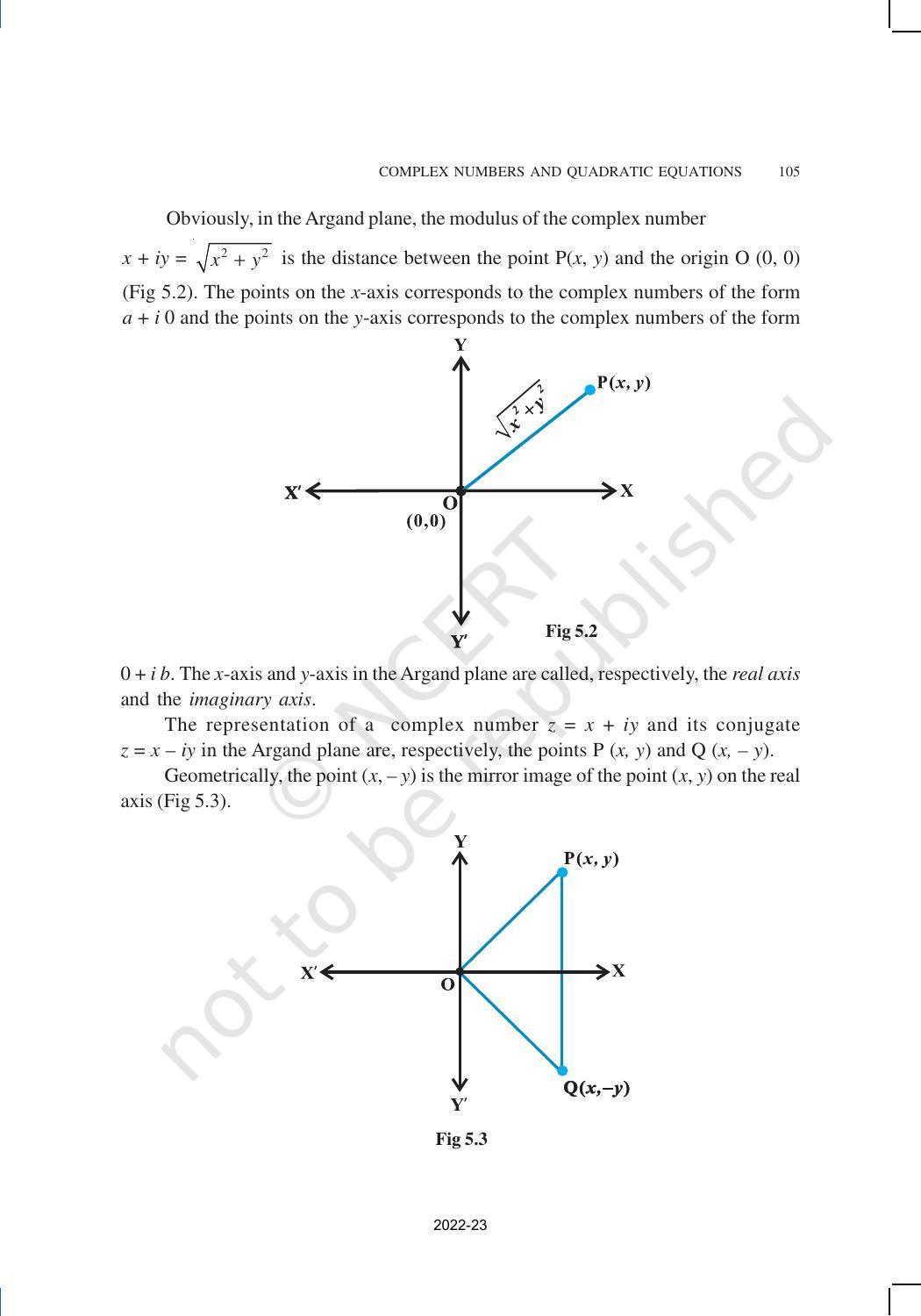 NCERT Book for Class 11 Maths Chapter 5 Complex Numbers and Quadratic Equations - Page 9