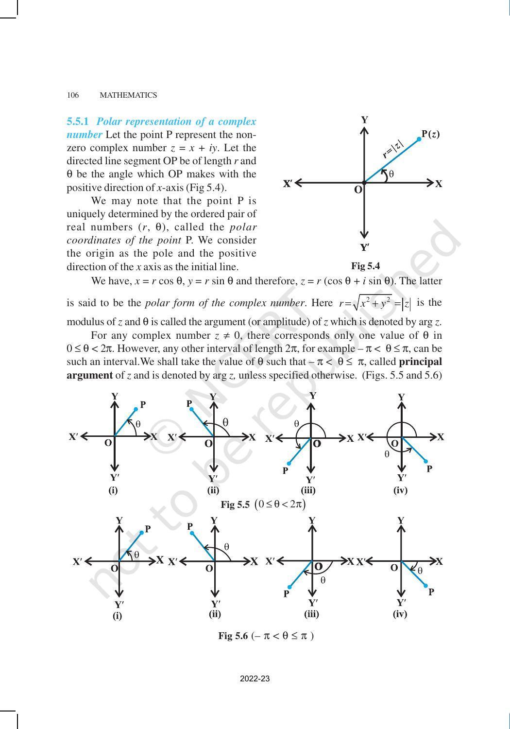 NCERT Book for Class 11 Maths Chapter 5 Complex Numbers and Quadratic Equations - Page 10