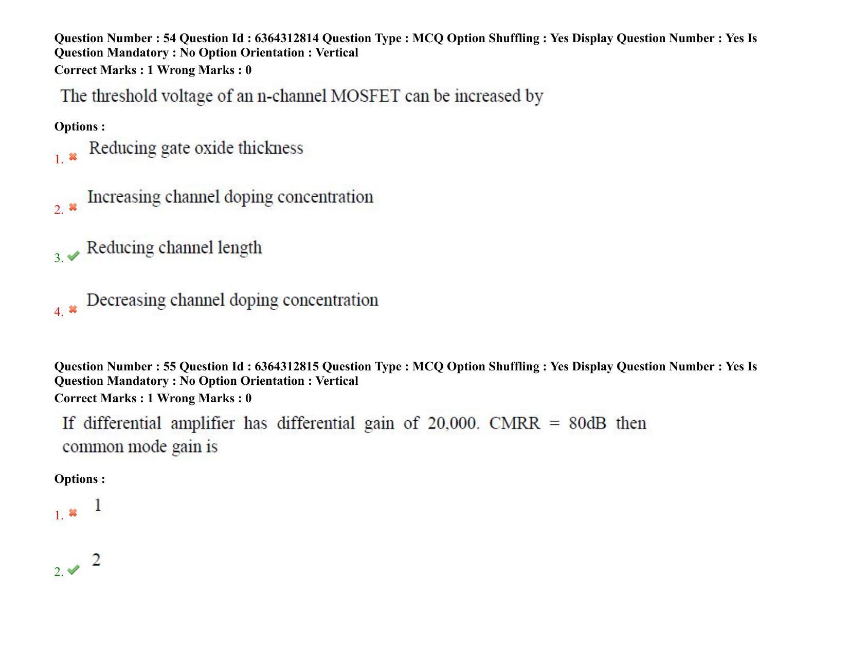 TS PGECET 2021: (EC) Electronics and Communication Engineering Question Papers - Page 36
