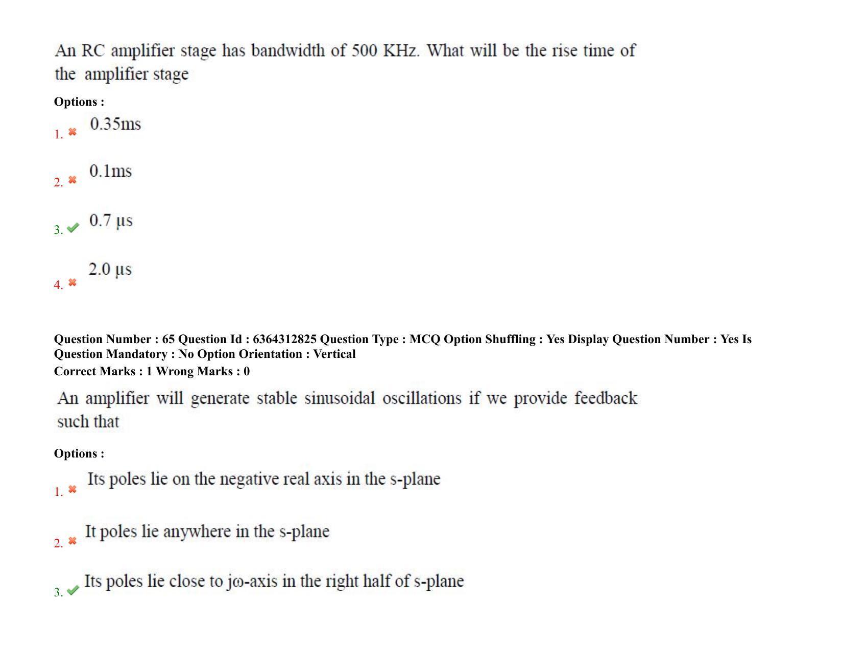 TS PGECET 2021: (EC) Electronics and Communication Engineering Question Papers - Page 42