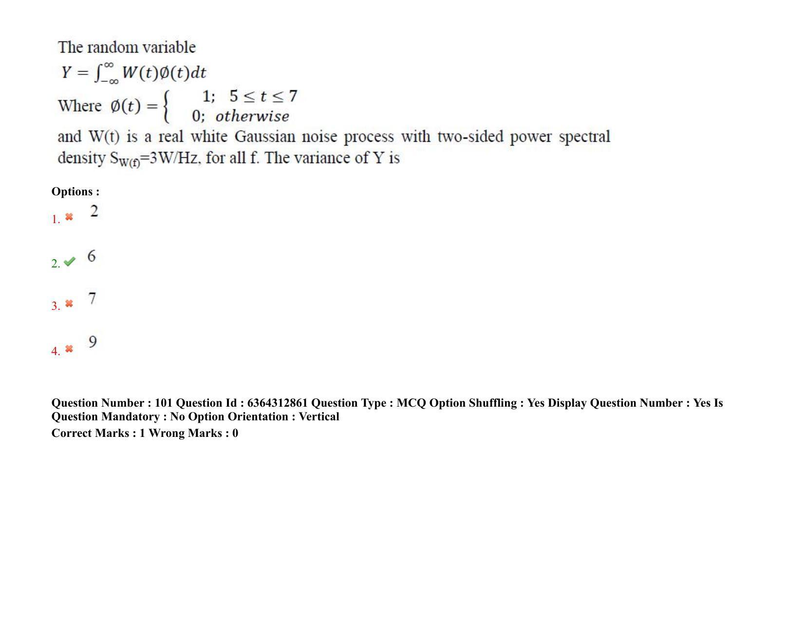 TS PGECET 2021: (EC) Electronics and Communication Engineering Question Papers - Page 65