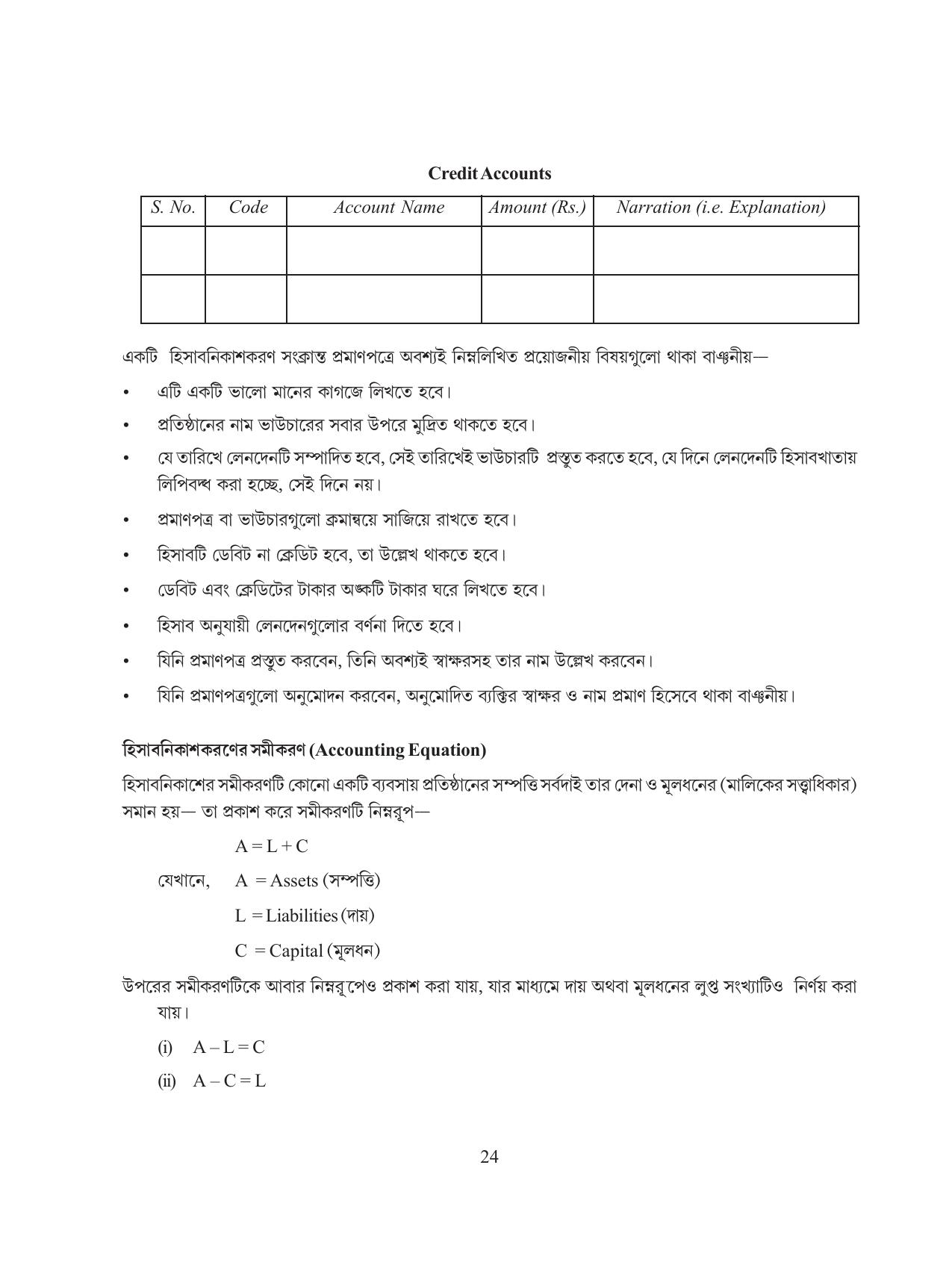 Tripura Board Class 11 Hishab Shastra Part-I & II Bengali Version Workbooks - Page 28