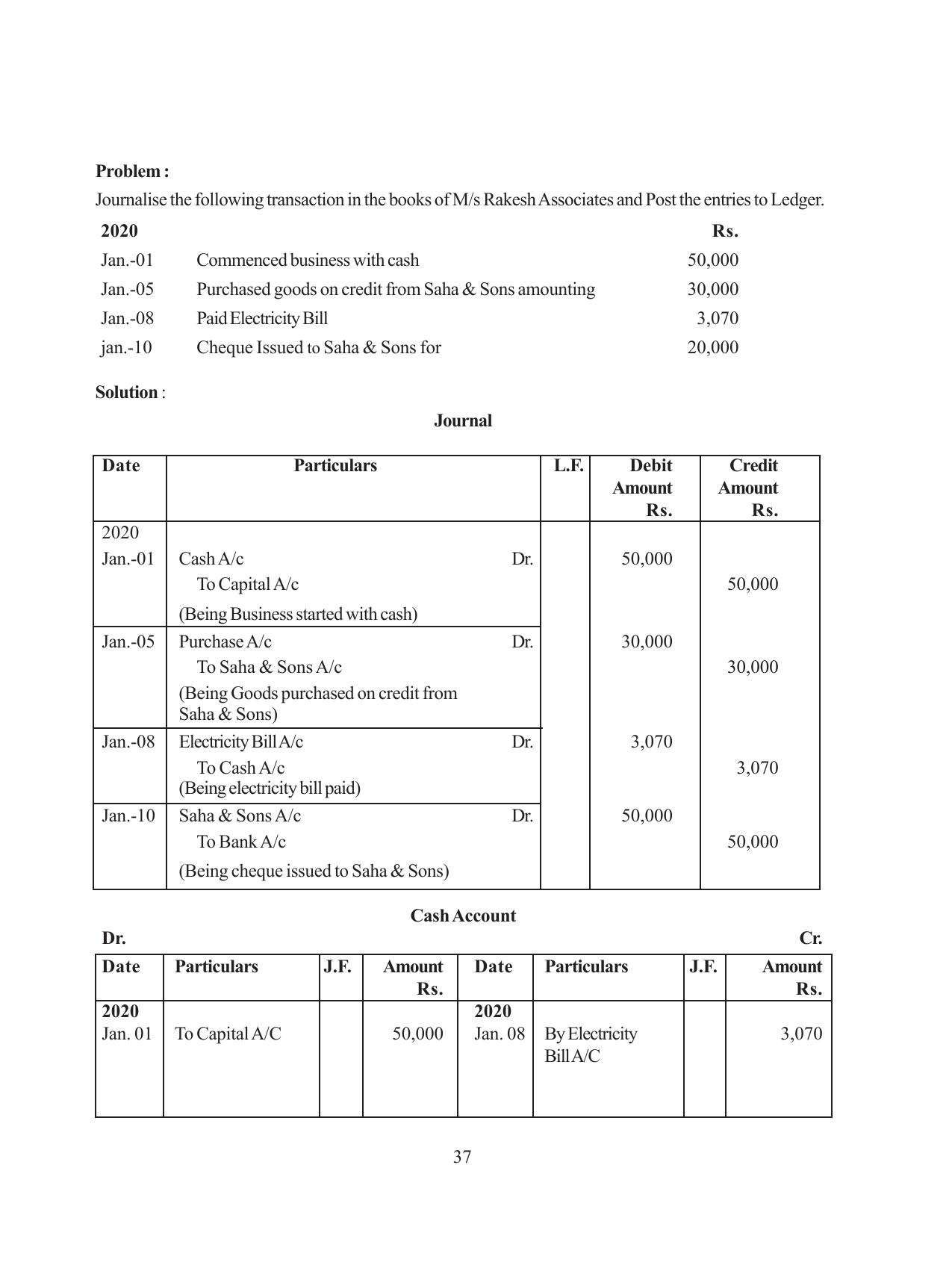 Tripura Board Class 11 Hishab Shastra Part-I & II Bengali Version Workbooks - Page 41