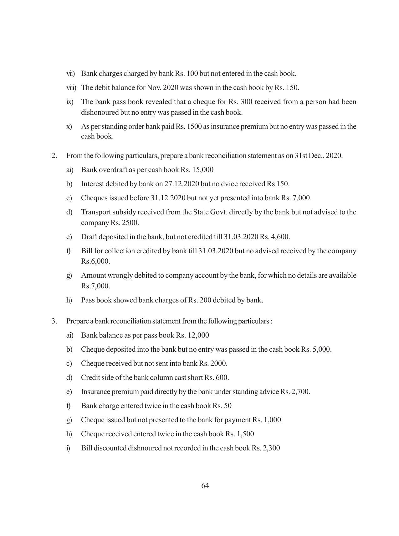 Tripura Board Class 11 Hishab Shastra Part-I & II Bengali Version Workbooks - Page 68