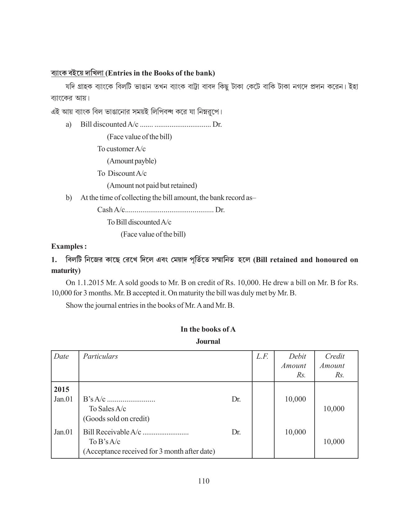 Tripura Board Class 11 Hishab Shastra Part-I & II Bengali Version Workbooks - Page 114