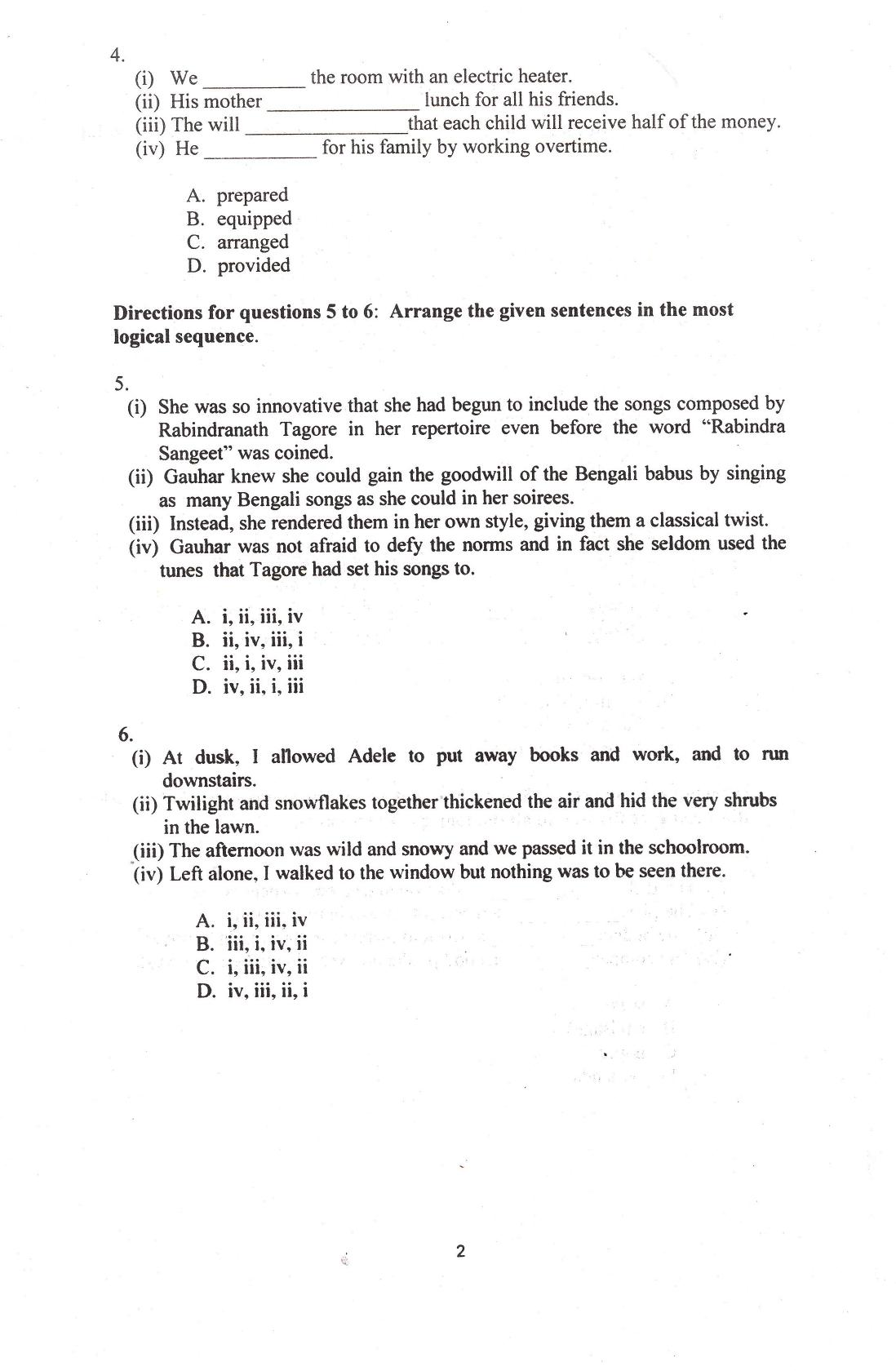 IIFT 2014 Question Paper - Page 4