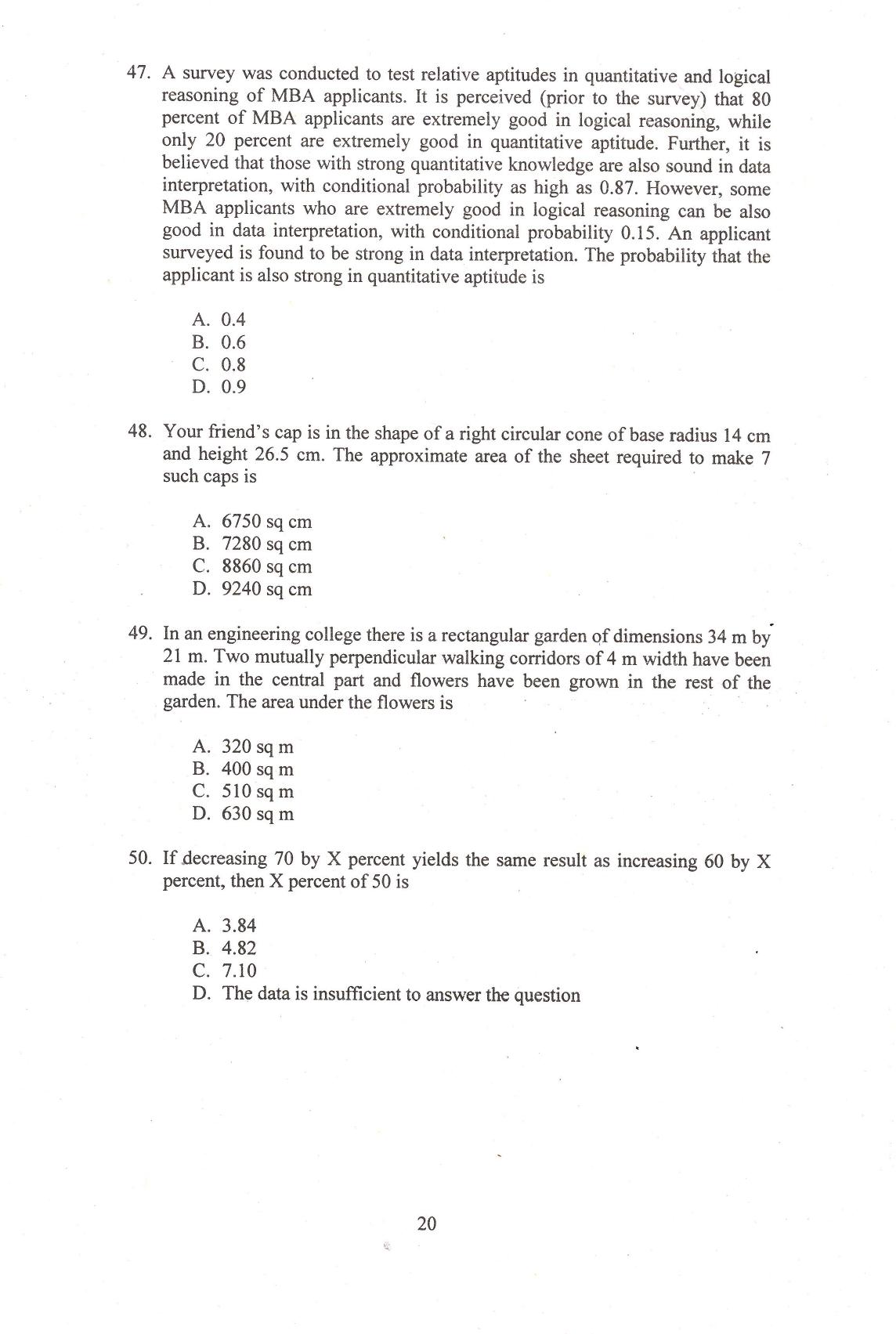 IIFT 2014 Question Paper - Page 22