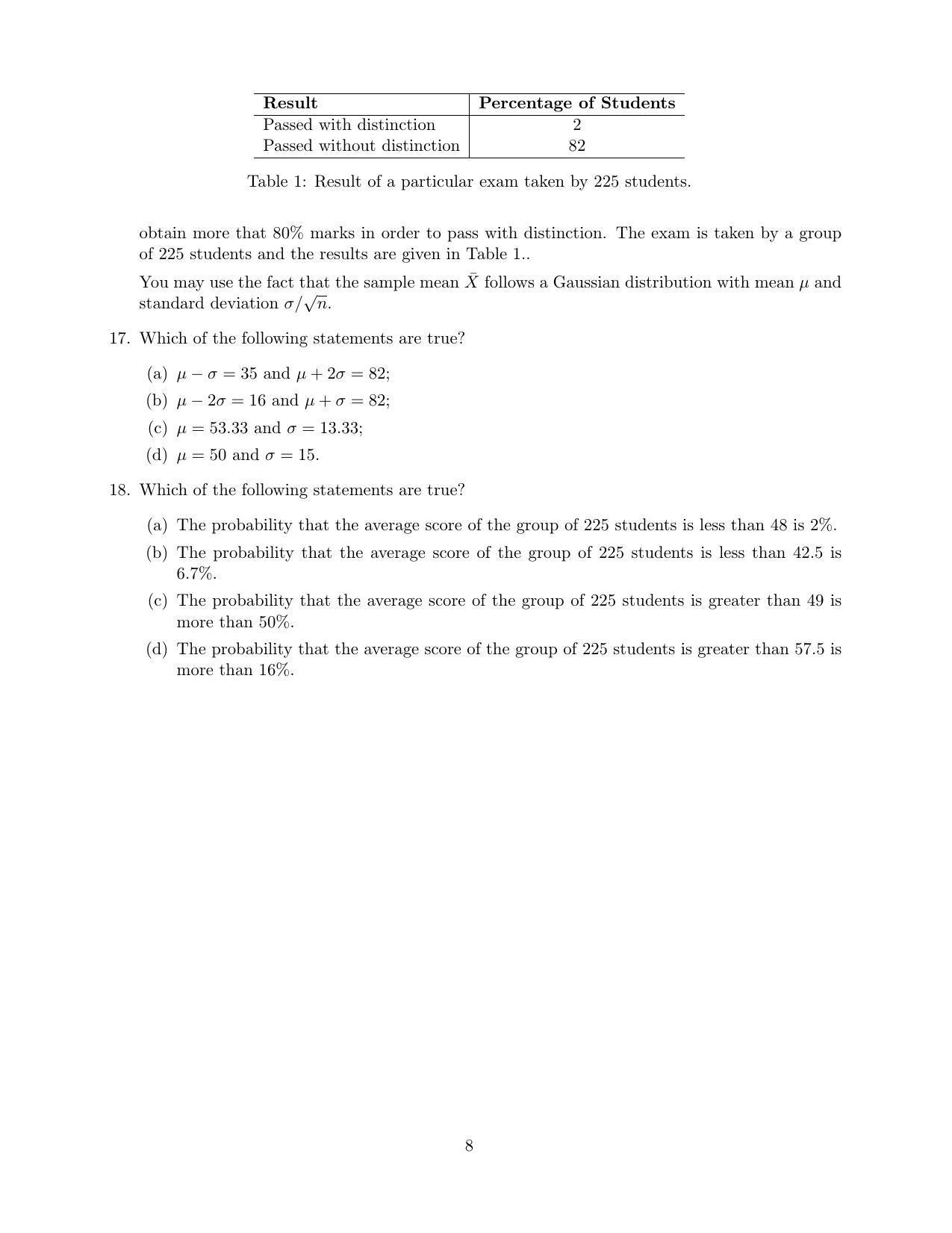 CMI Entrance Exam 2019 Question Paper MSc Data Science - Page 10